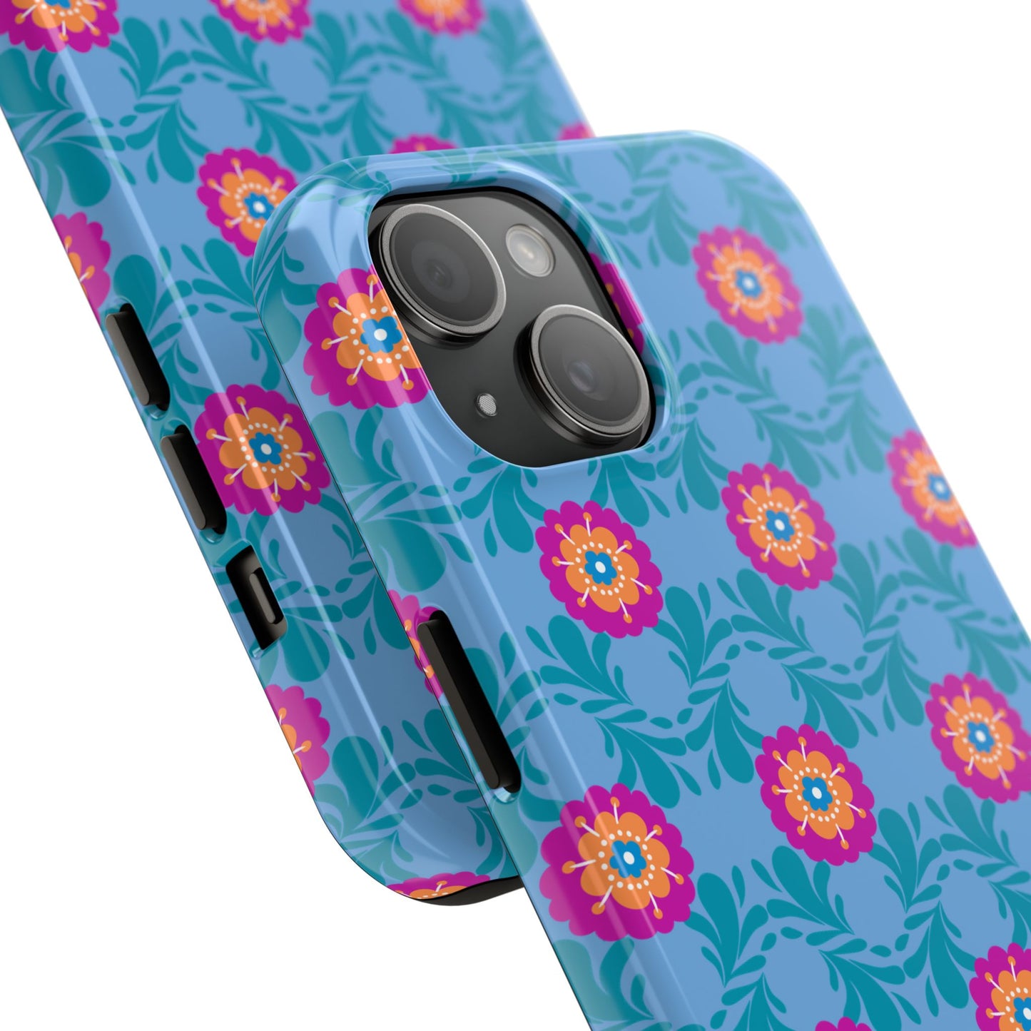 Floral Tough Phone Case - Durable, Stylish Protection for Your Smartphone