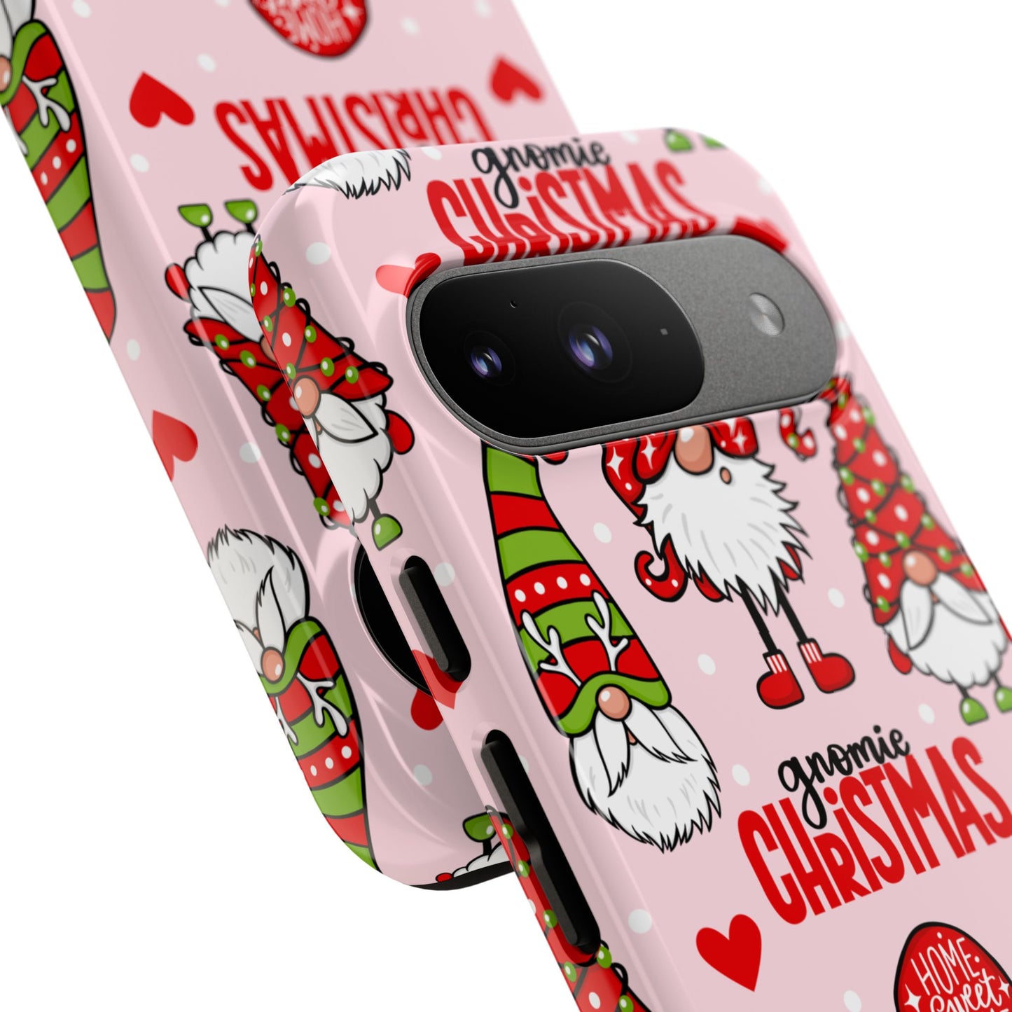 Christmas Gnomes Tough Phone Case – “Gnomie Christmas” Holiday Protection