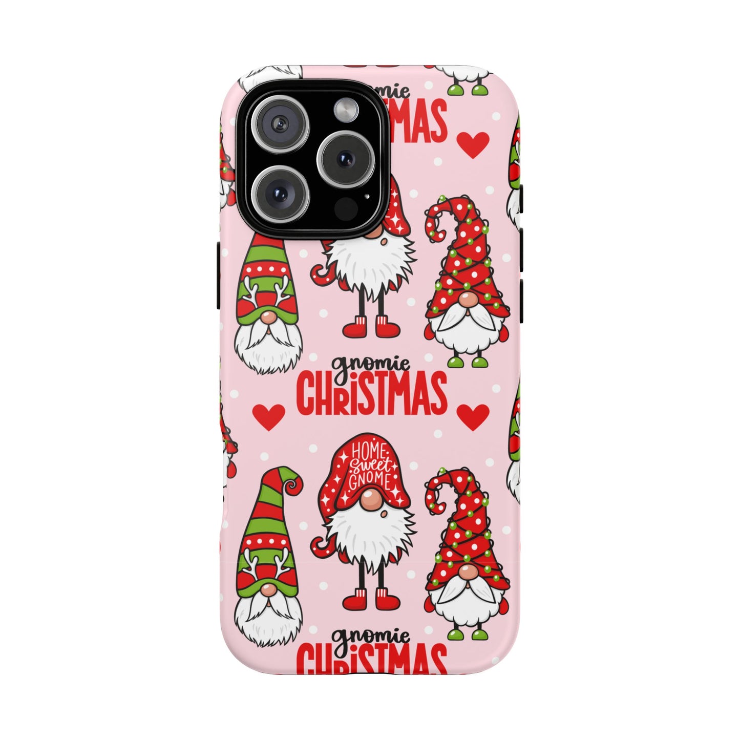 Christmas Gnomes Tough Phone Case – “Gnomie Christmas” Holiday Protection