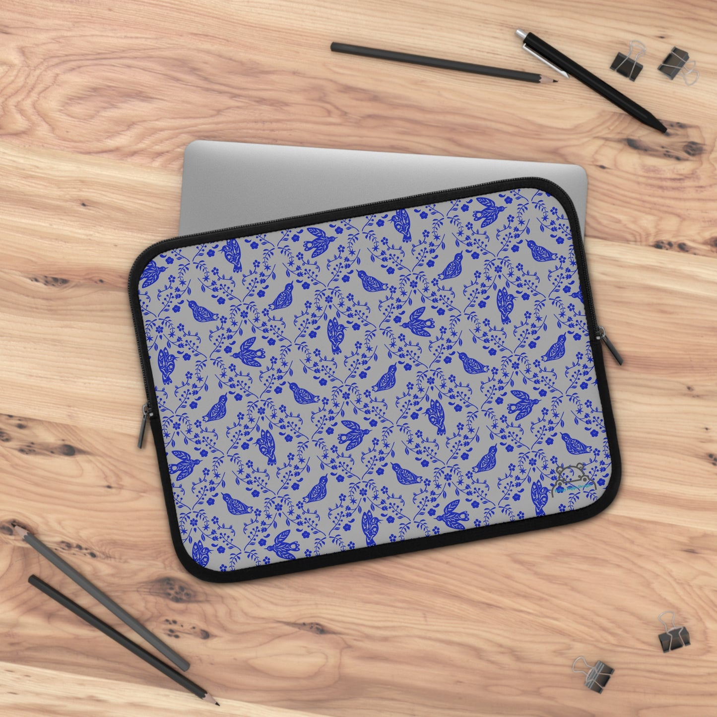 Elegant Floral Laptop Sleeve