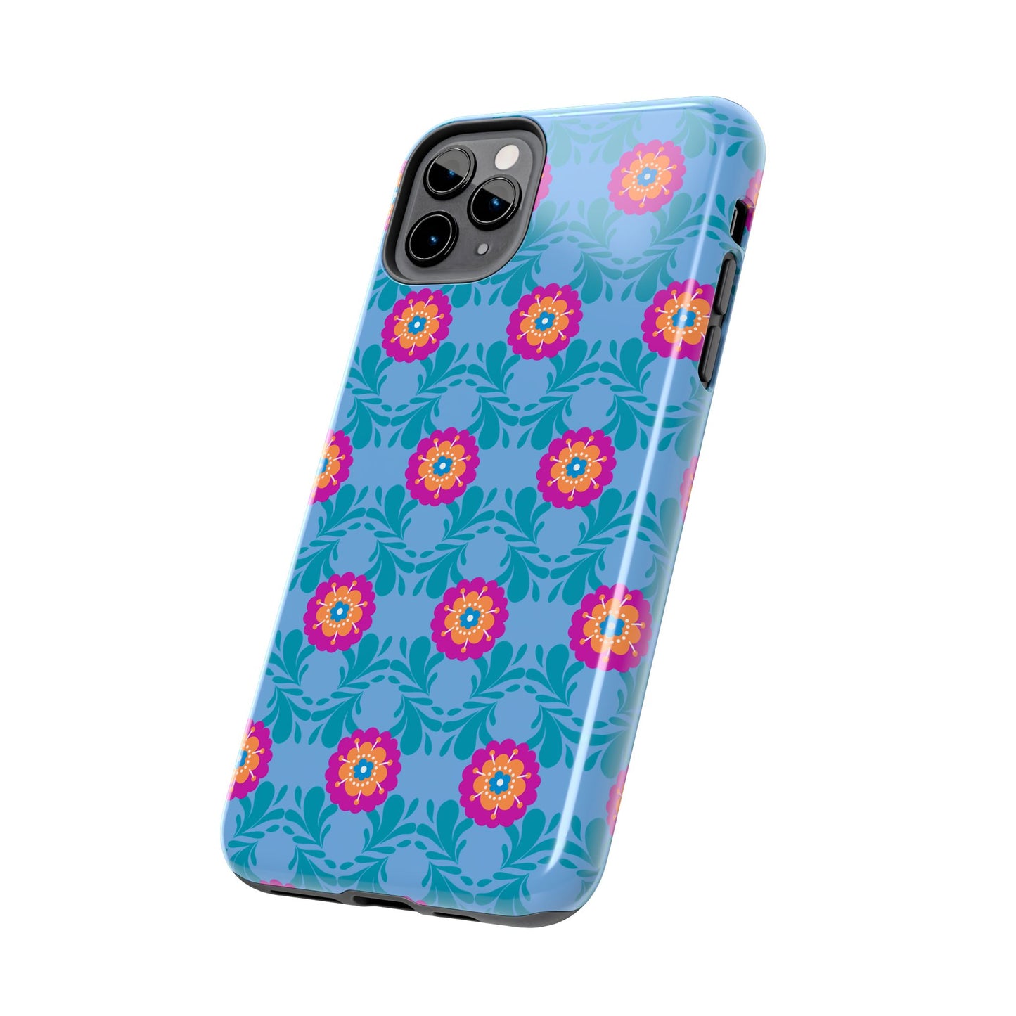 Floral Tough Phone Case - Durable, Stylish Protection for Your Smartphone