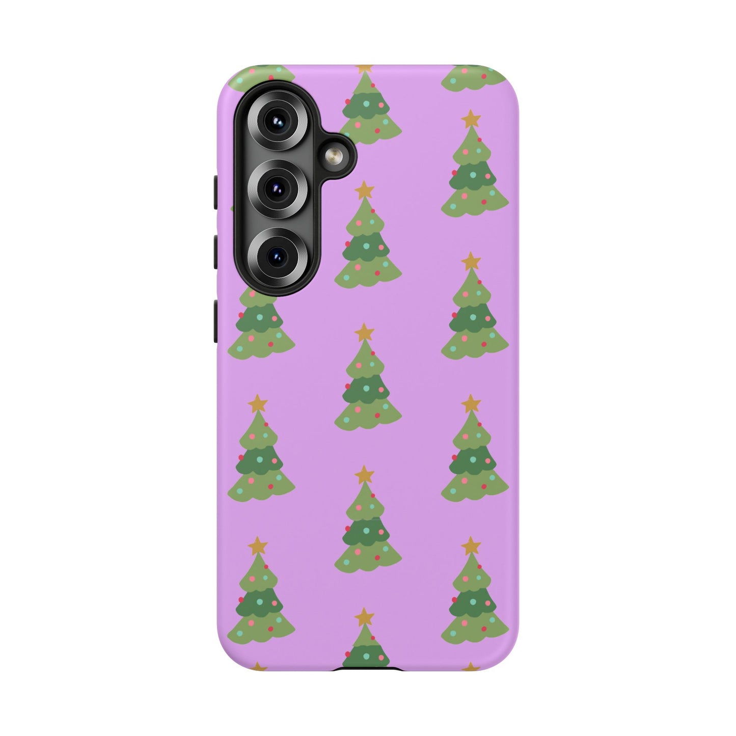 Christmas Tree Phone Case — Cute Purple Holiday iPhone Cover