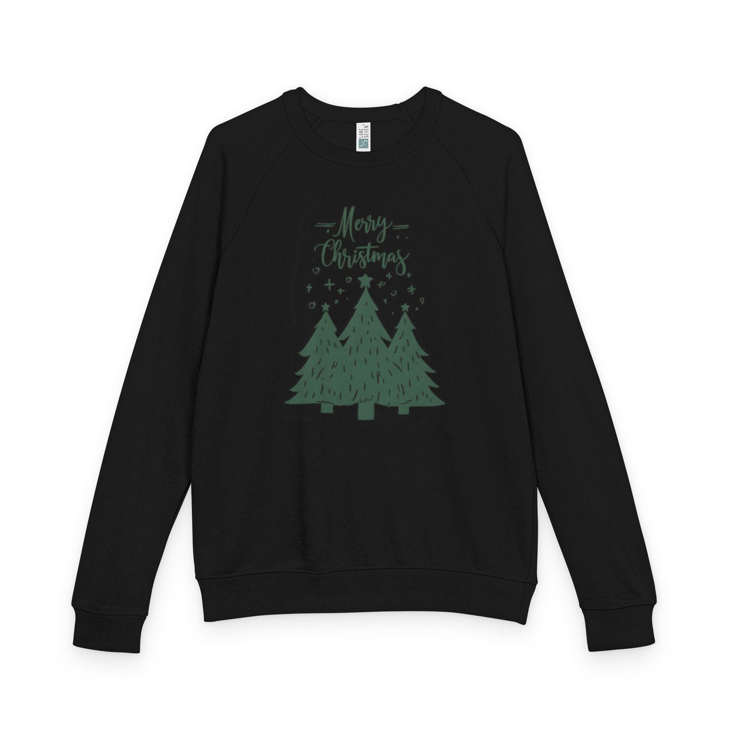 Forest Tree Crewneck Sweatshirt — Minimal Holiday Pine Design
