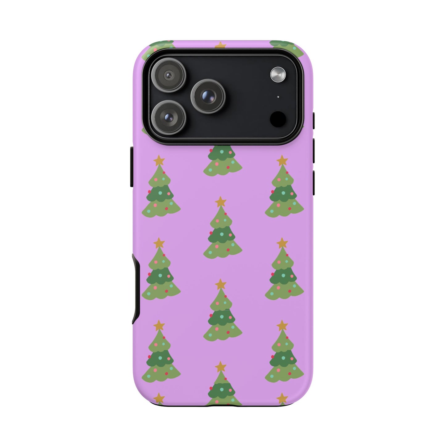 Christmas Tree Phone Case — Cute Purple Holiday iPhone Cover
