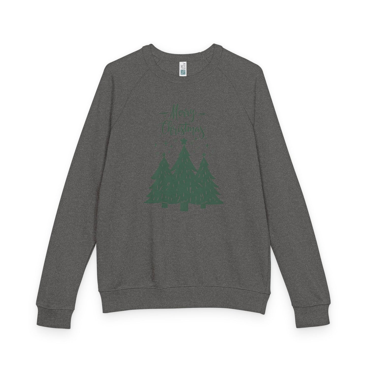Forest Tree Crewneck Sweatshirt — Minimal Holiday Pine Design