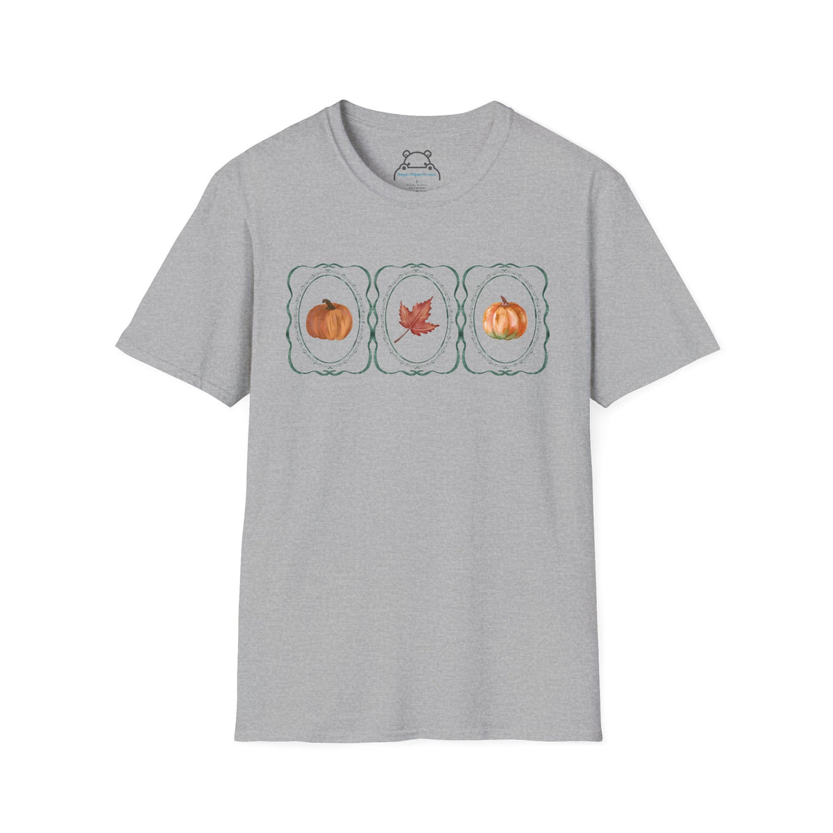 Autumn Trio Pumpkin & Leaf T-Shirt