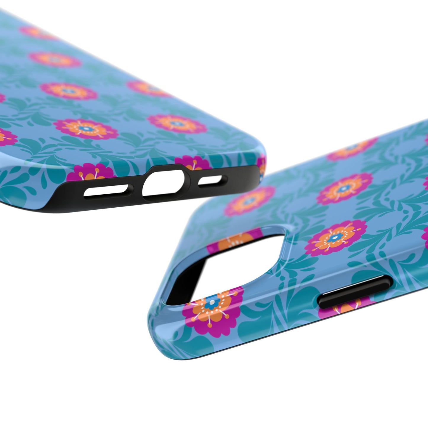 Floral Tough Phone Case - Durable, Stylish Protection for Your Smartphone