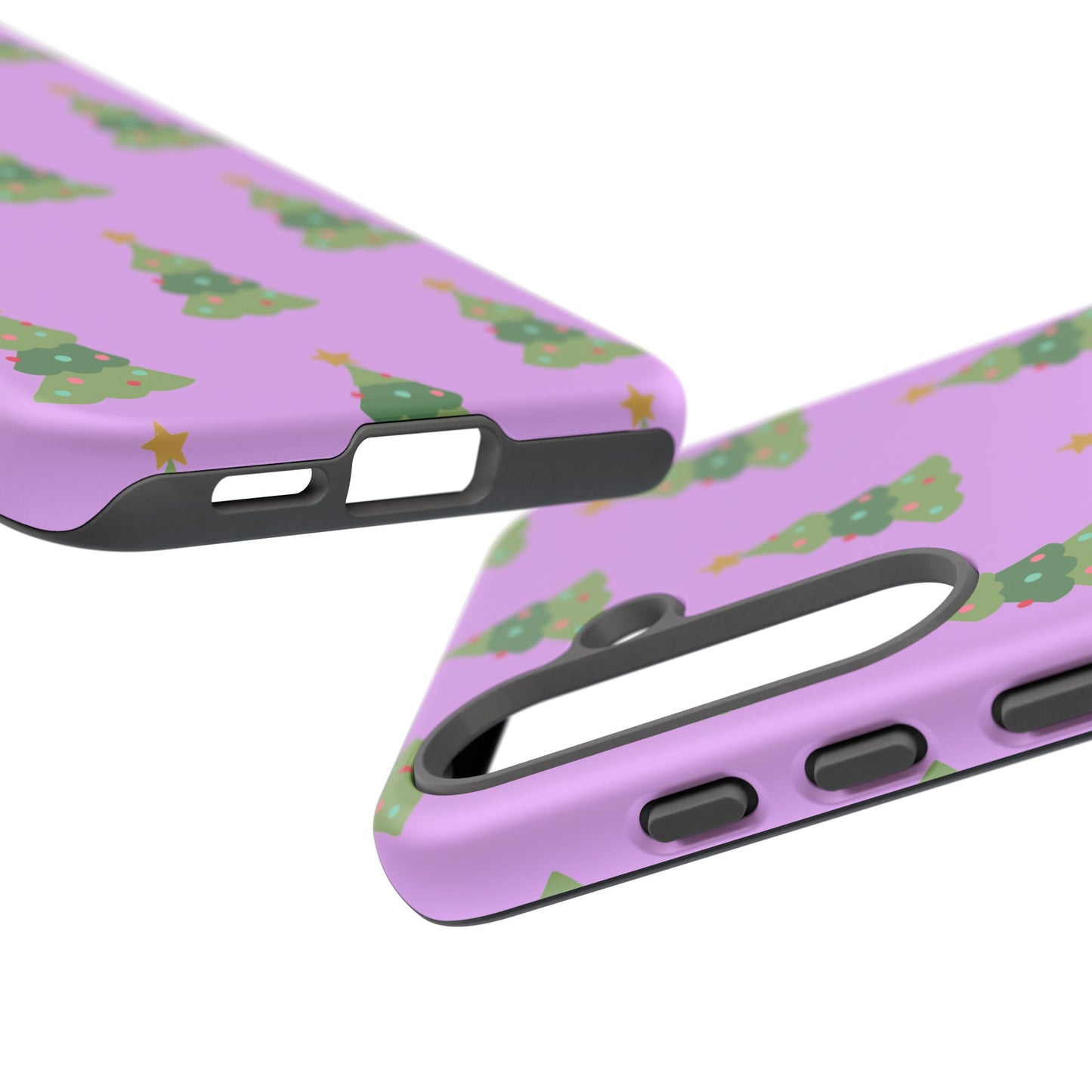 Christmas Tree Phone Case — Cute Purple Holiday iPhone Cover