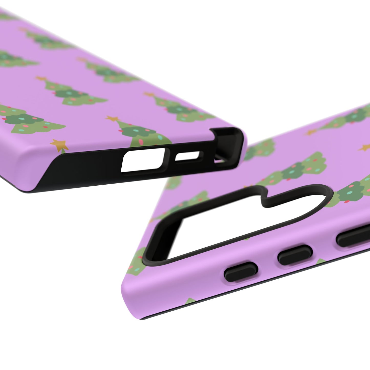 Christmas Tree Phone Case — Cute Purple Holiday iPhone Cover