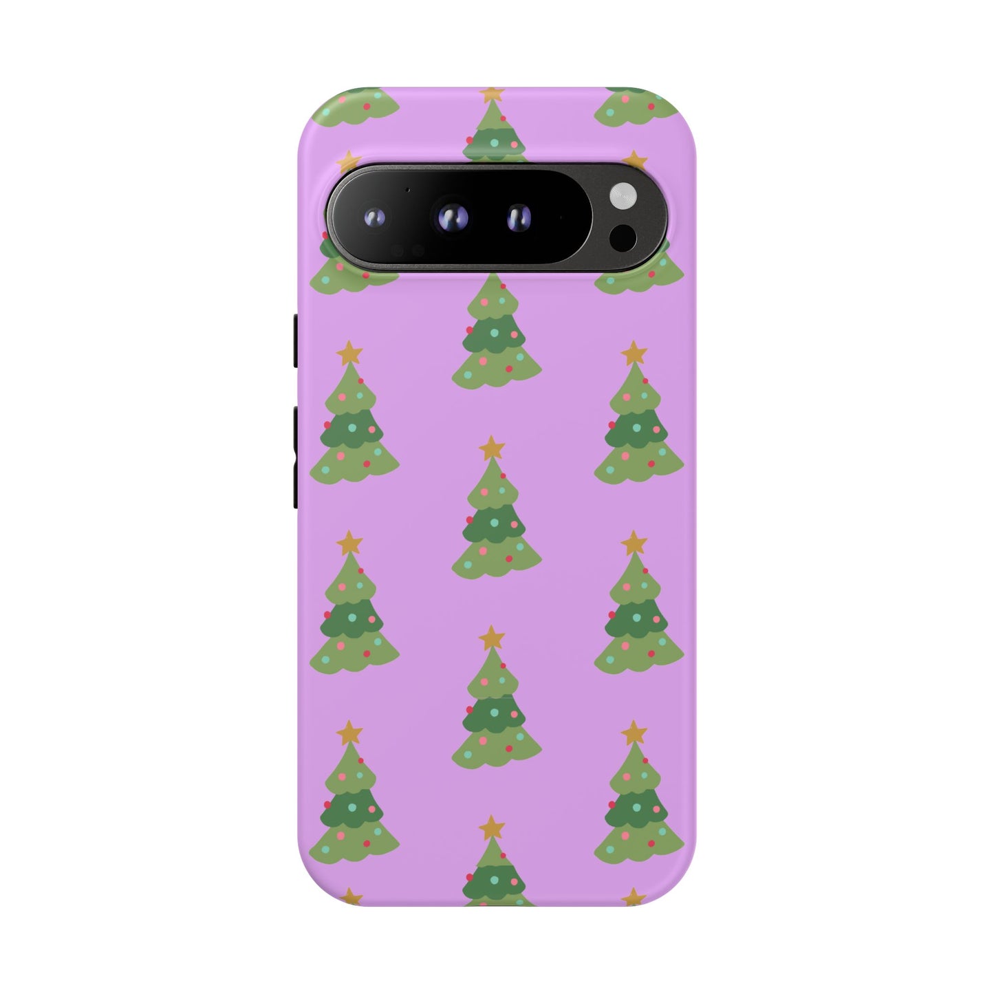 Christmas Tree Phone Case — Cute Purple Holiday iPhone Cover