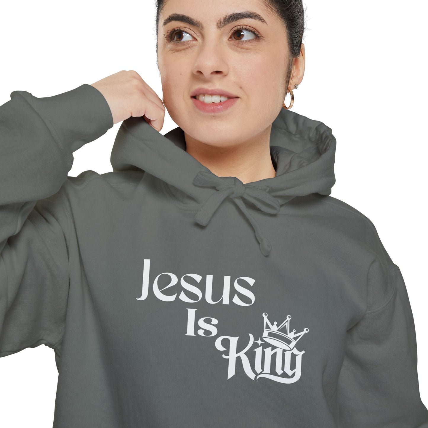 King of Kings Unisex Hoodie - Jesus is King Faith Based Design