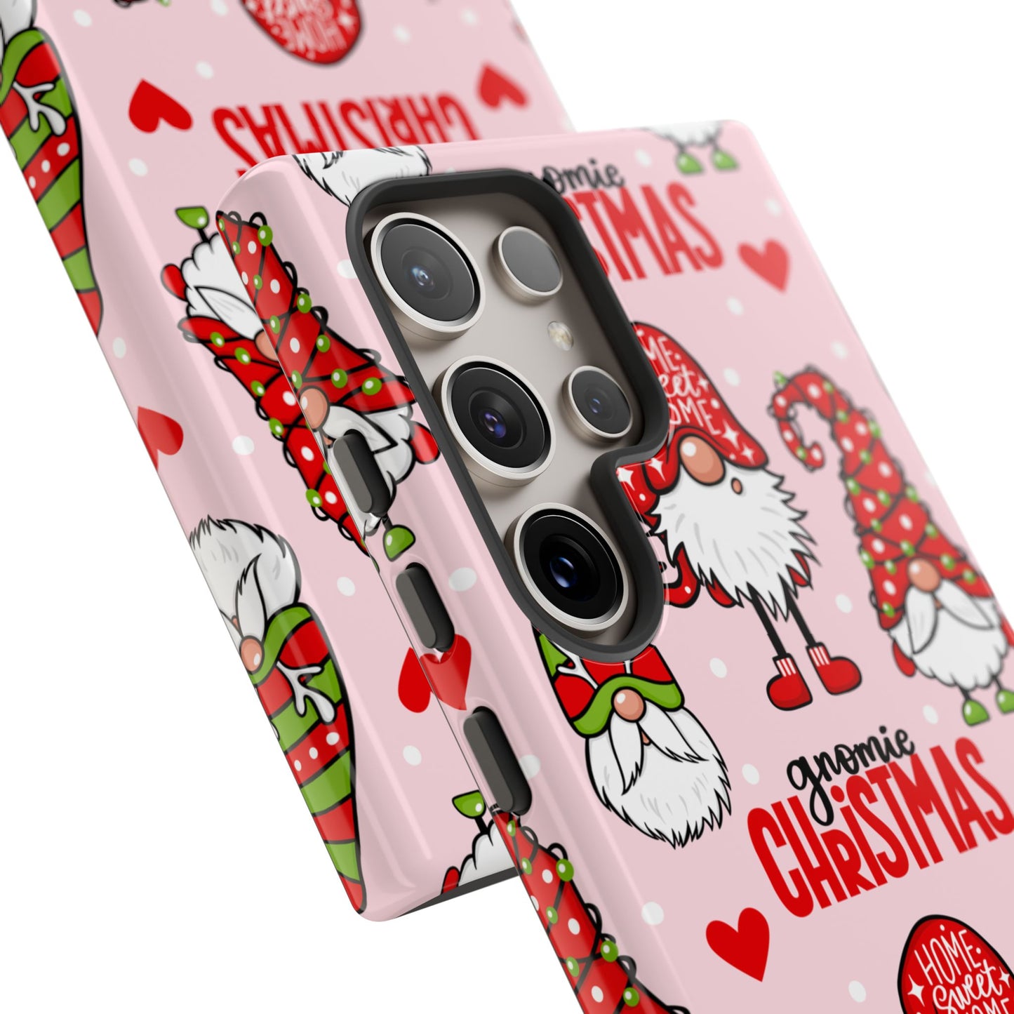 Christmas Gnomes Tough Phone Case – “Gnomie Christmas” Holiday Protection