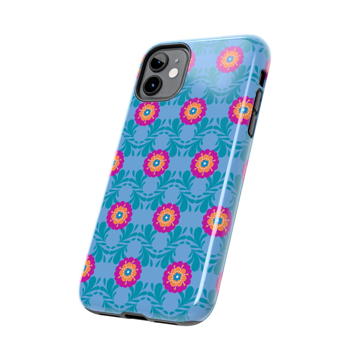Floral Tough Phone Case - Durable, Stylish Protection for Your Smartphone