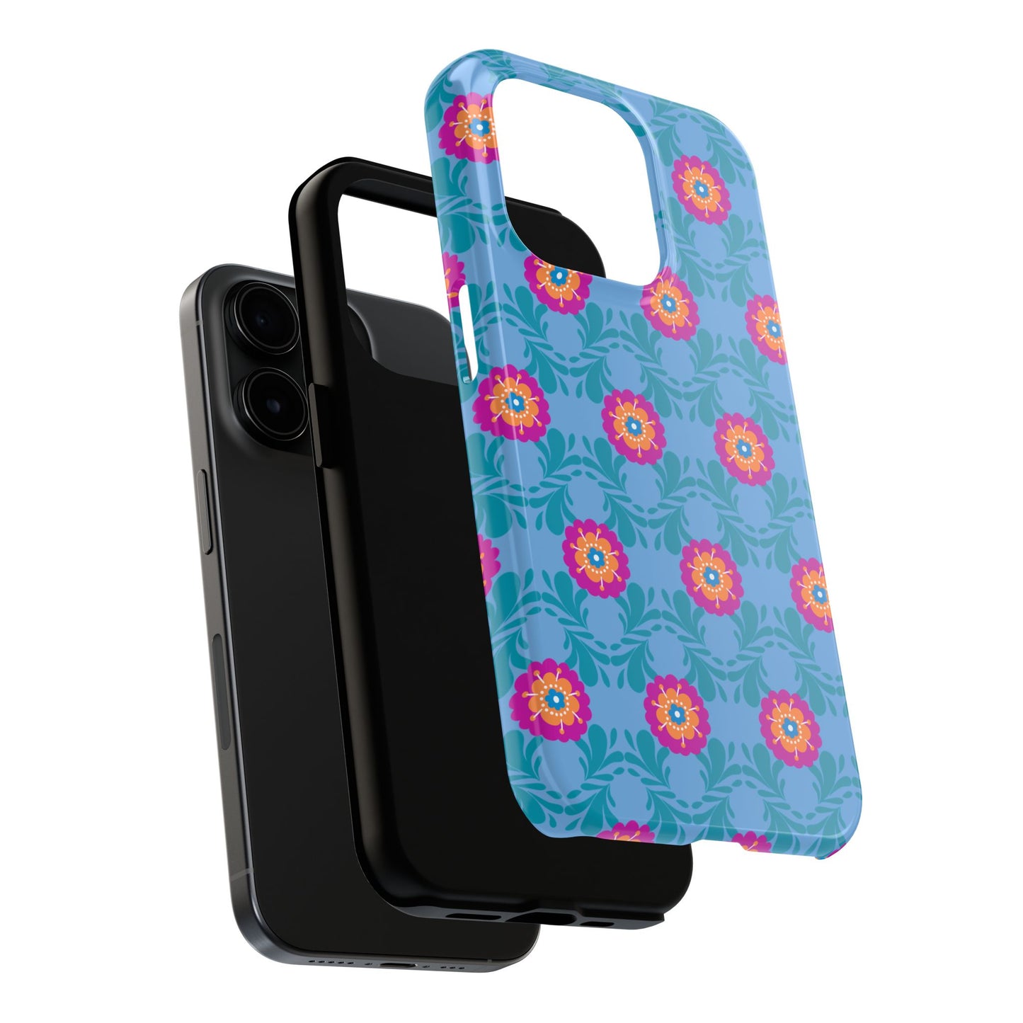 Floral Tough Phone Case - Durable, Stylish Protection for Your Smartphone