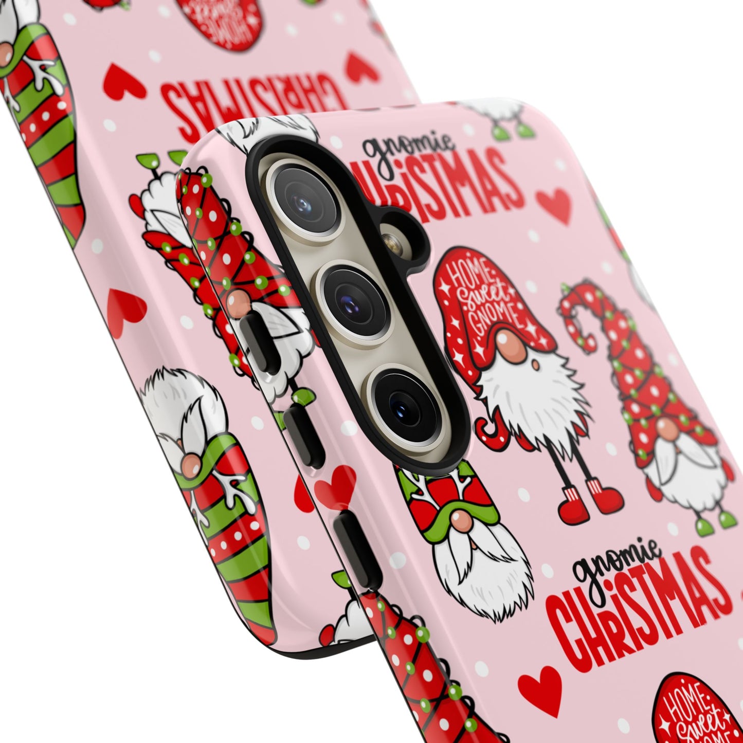 Christmas Gnomes Tough Phone Case – “Gnomie Christmas” Holiday Protection