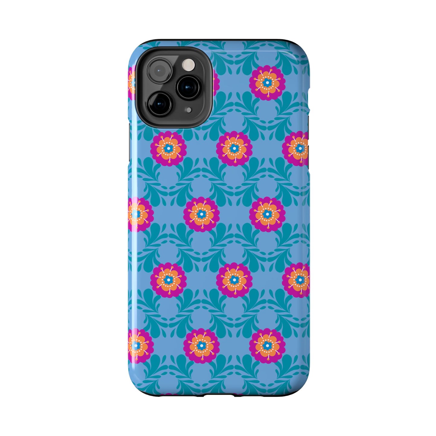 Floral Tough Phone Case - Durable, Stylish Protection for Your Smartphone