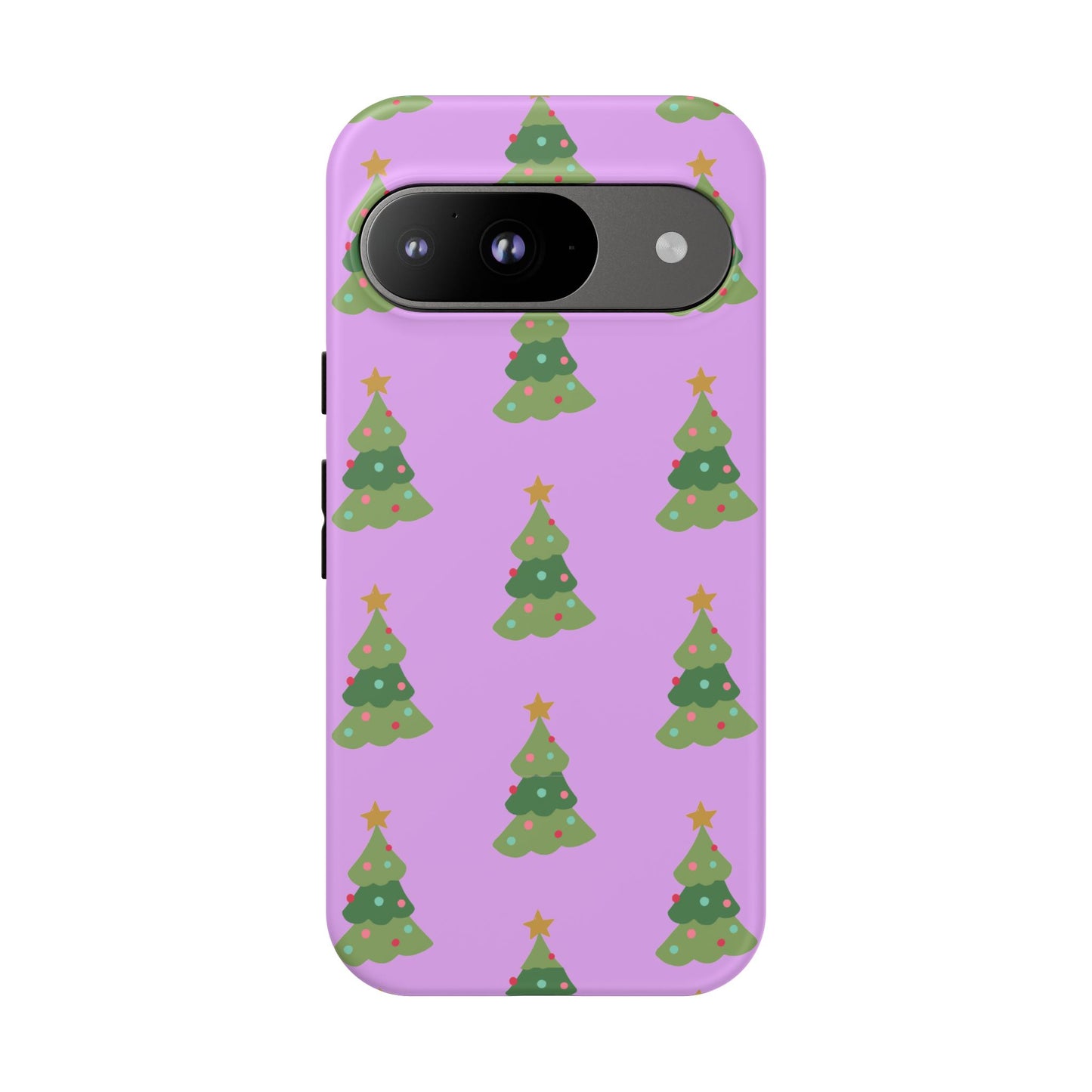 Christmas Tree Phone Case — Cute Purple Holiday iPhone Cover