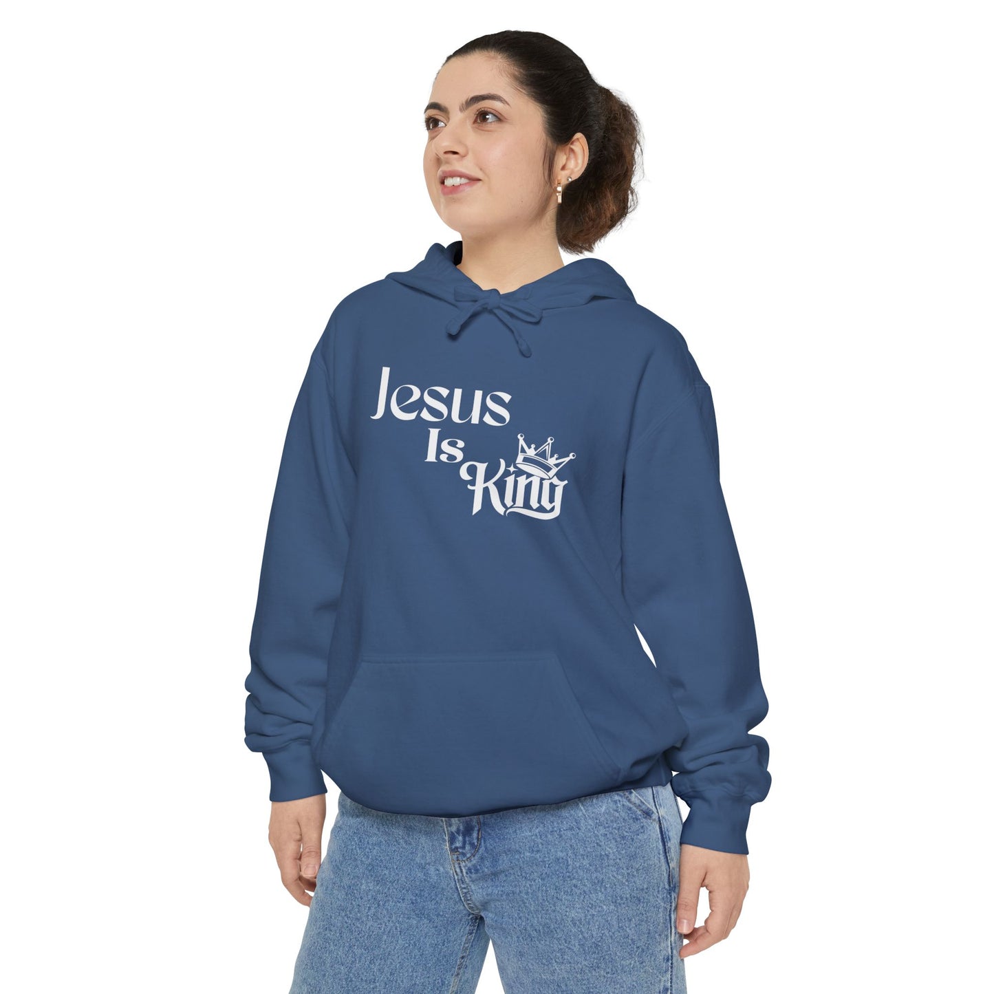 King of Kings Unisex Hoodie - Jesus is King Faith Based Design