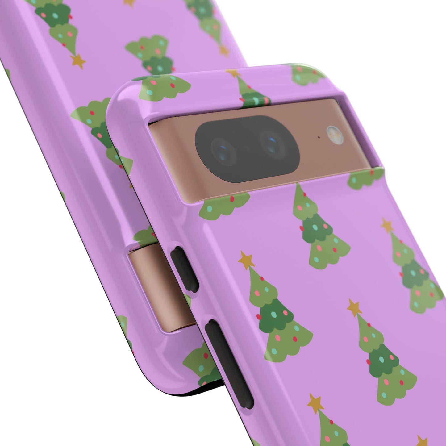 Christmas Tree Phone Case — Cute Purple Holiday iPhone Cover