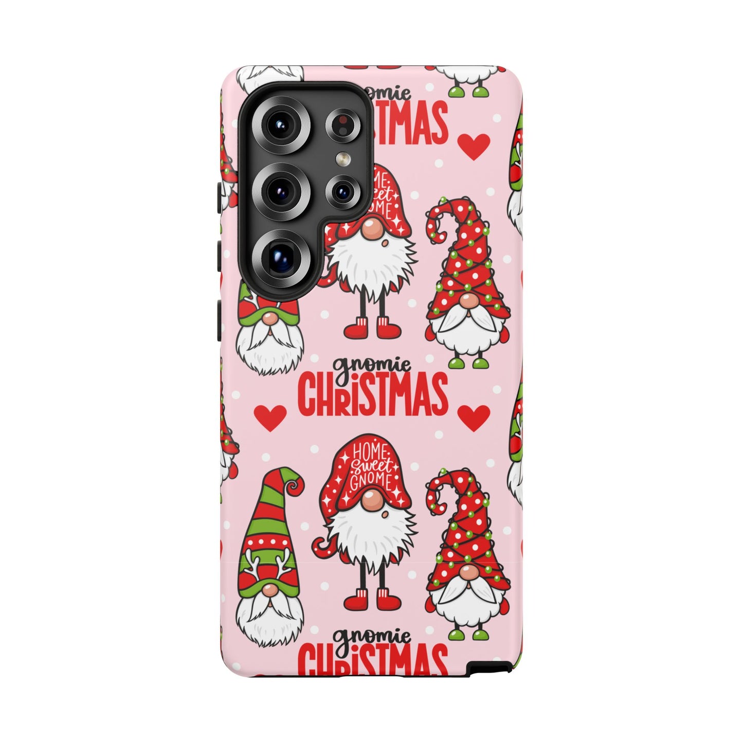 Christmas Gnomes Tough Phone Case – “Gnomie Christmas” Holiday Protection
