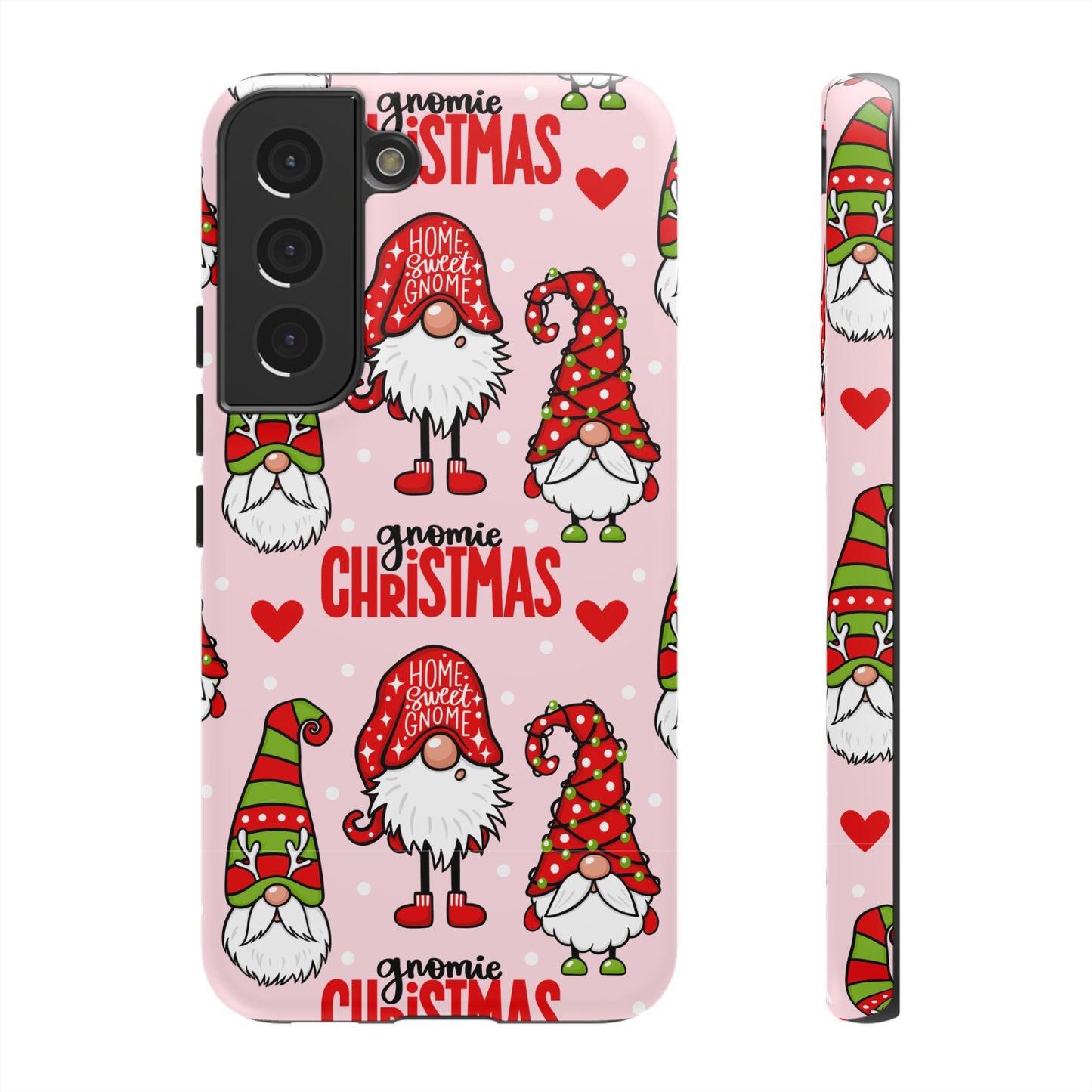 Christmas Gnomes Tough Phone Case – “Gnomie Christmas” Holiday Protection