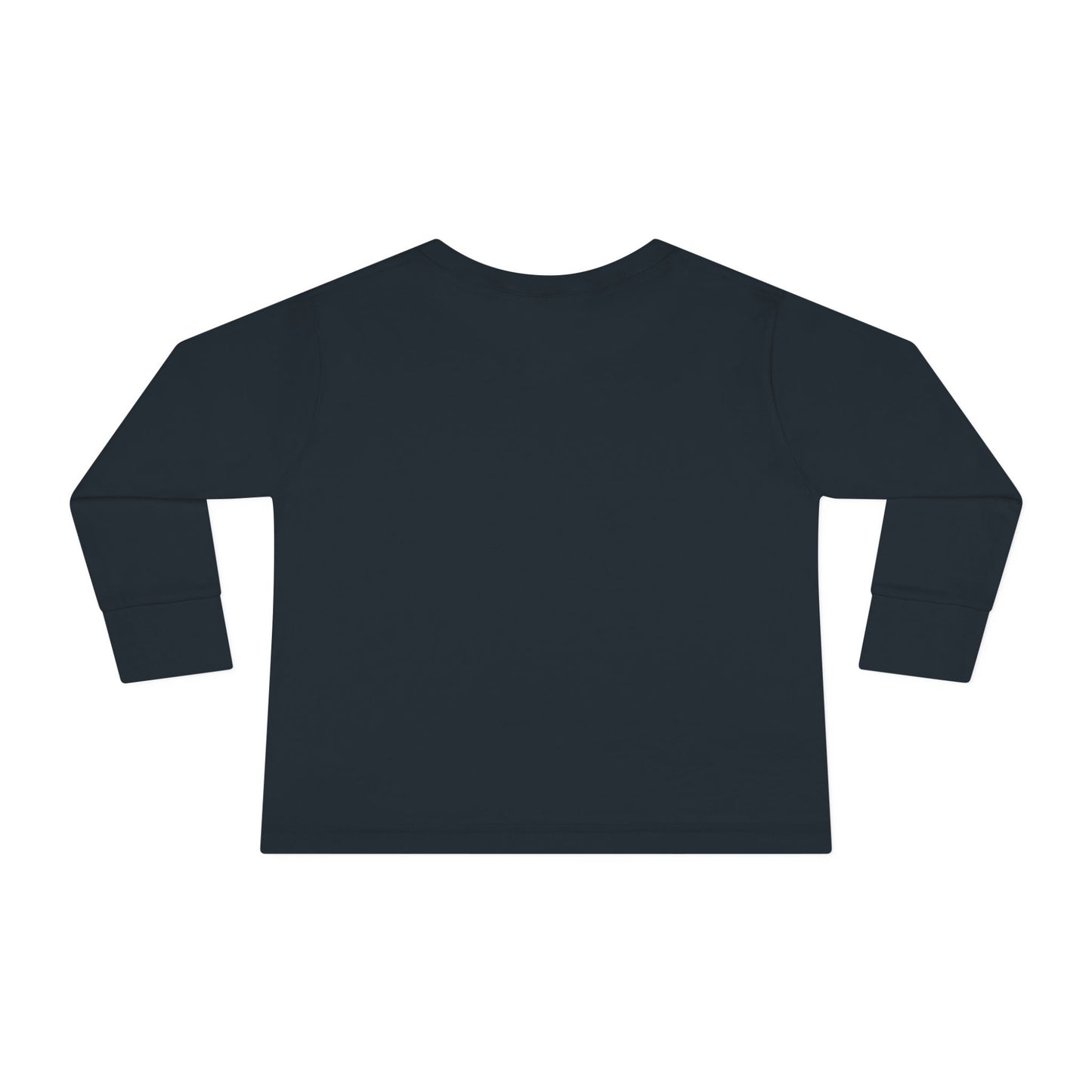 Toddler Long Sleeve Tee — Cute Reindeer "Merry Christmas" Holiday Shirt
