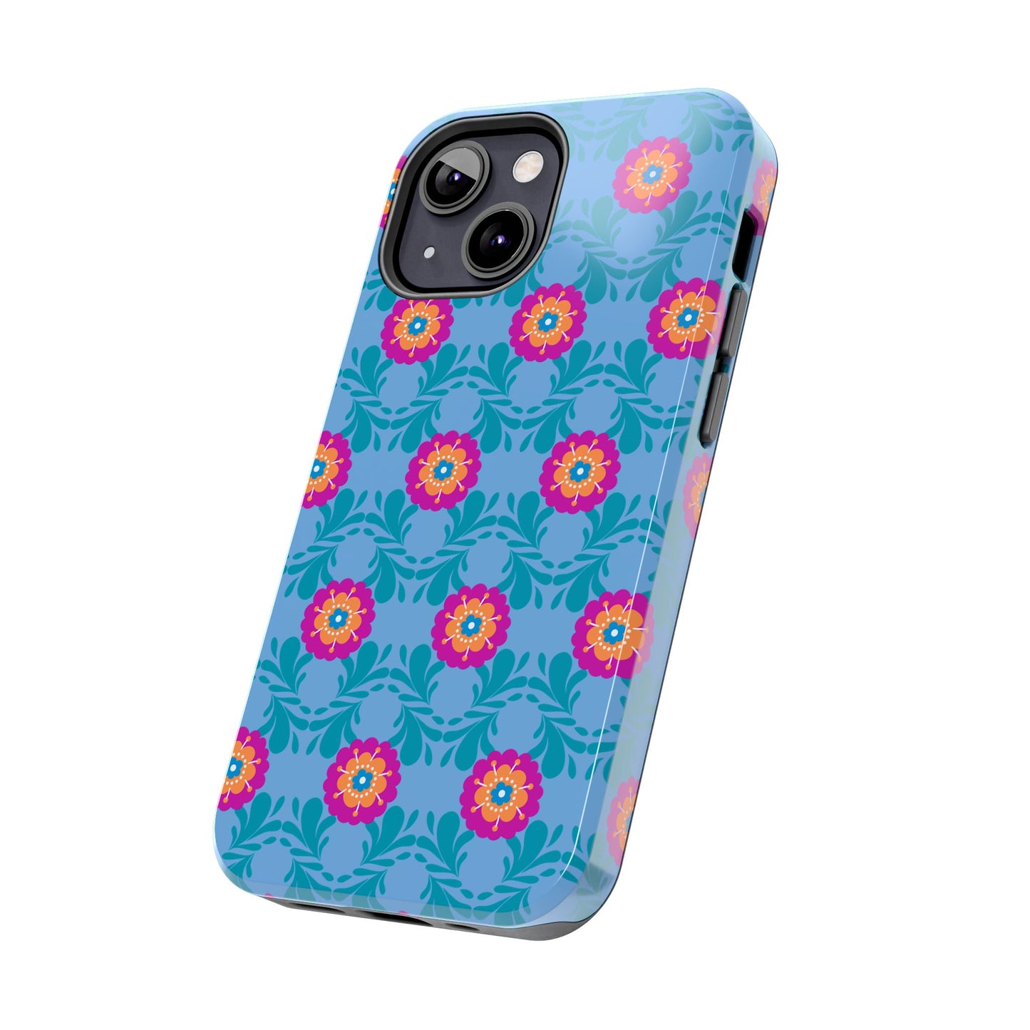 Floral Tough Phone Case - Durable, Stylish Protection for Your Smartphone