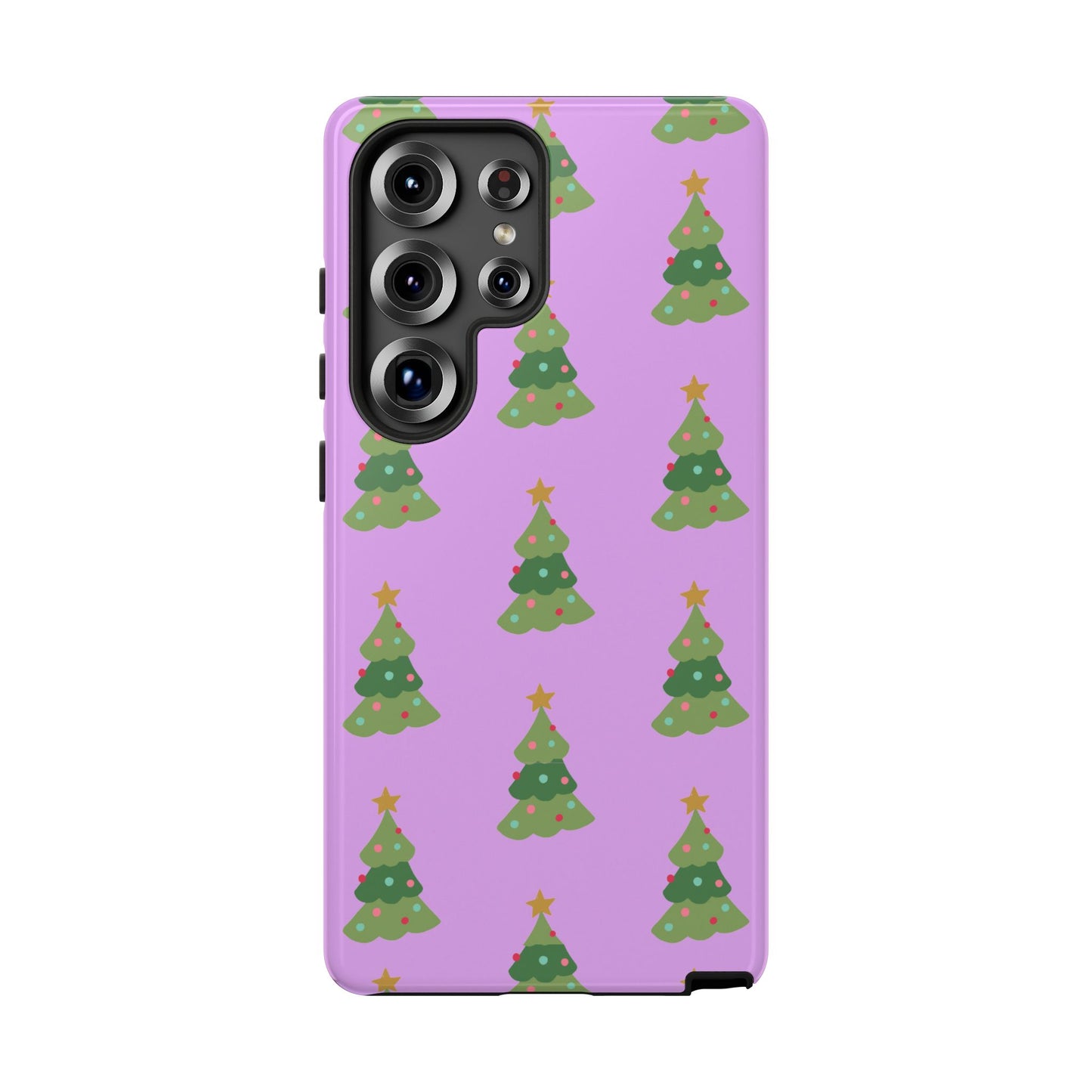 Christmas Tree Phone Case — Cute Purple Holiday iPhone Cover