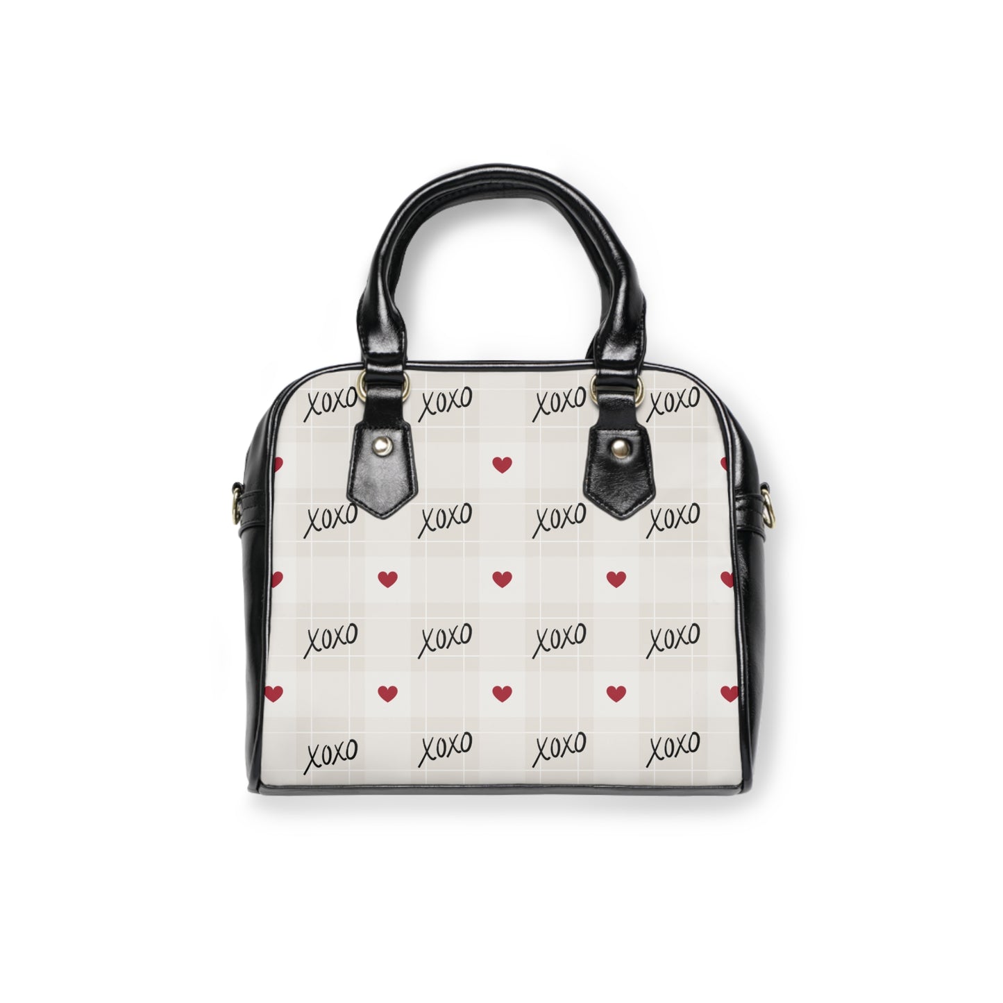 XOXO Hearts Shoulder Handbag — Cute Valentine’s Day Crossbody Purse