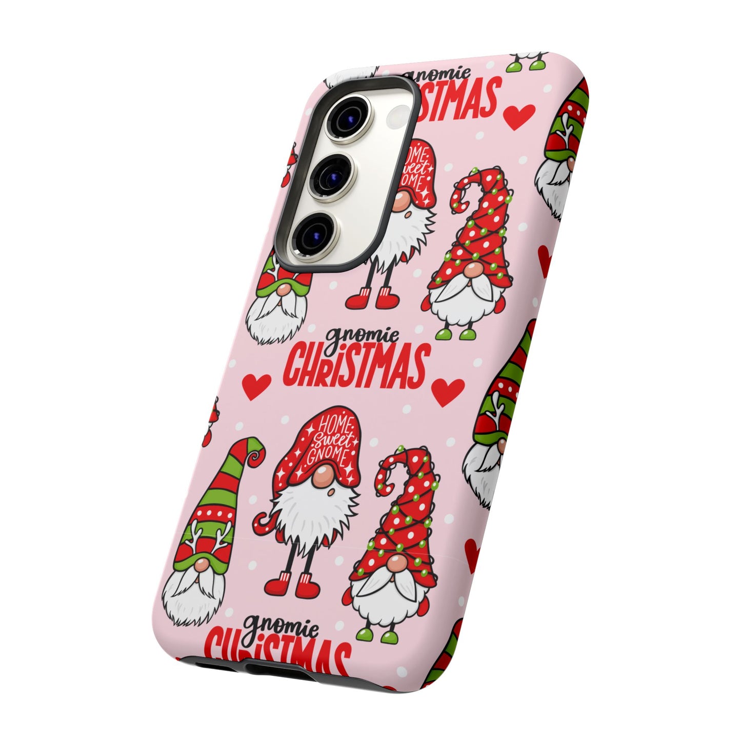 Christmas Gnomes Tough Phone Case – “Gnomie Christmas” Holiday Protection