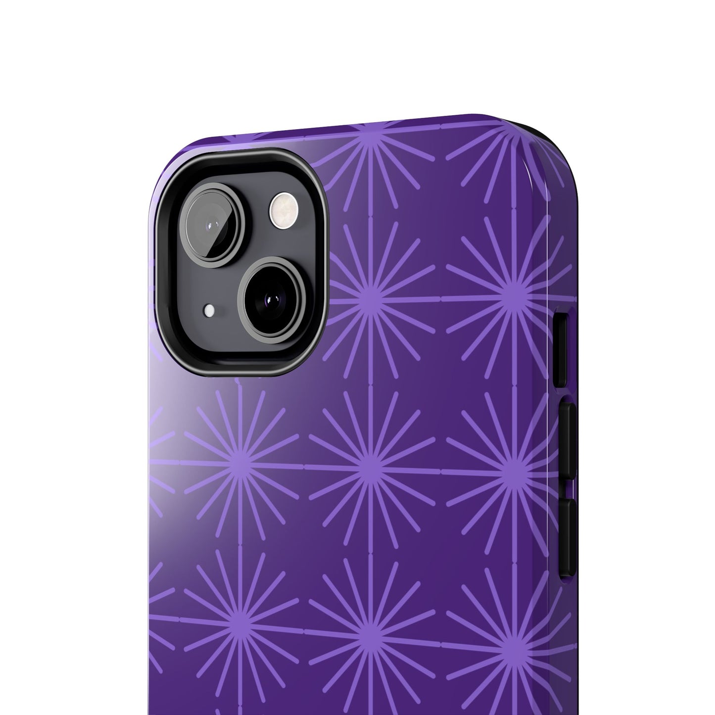 Phone Case - Purple Circular Star Design