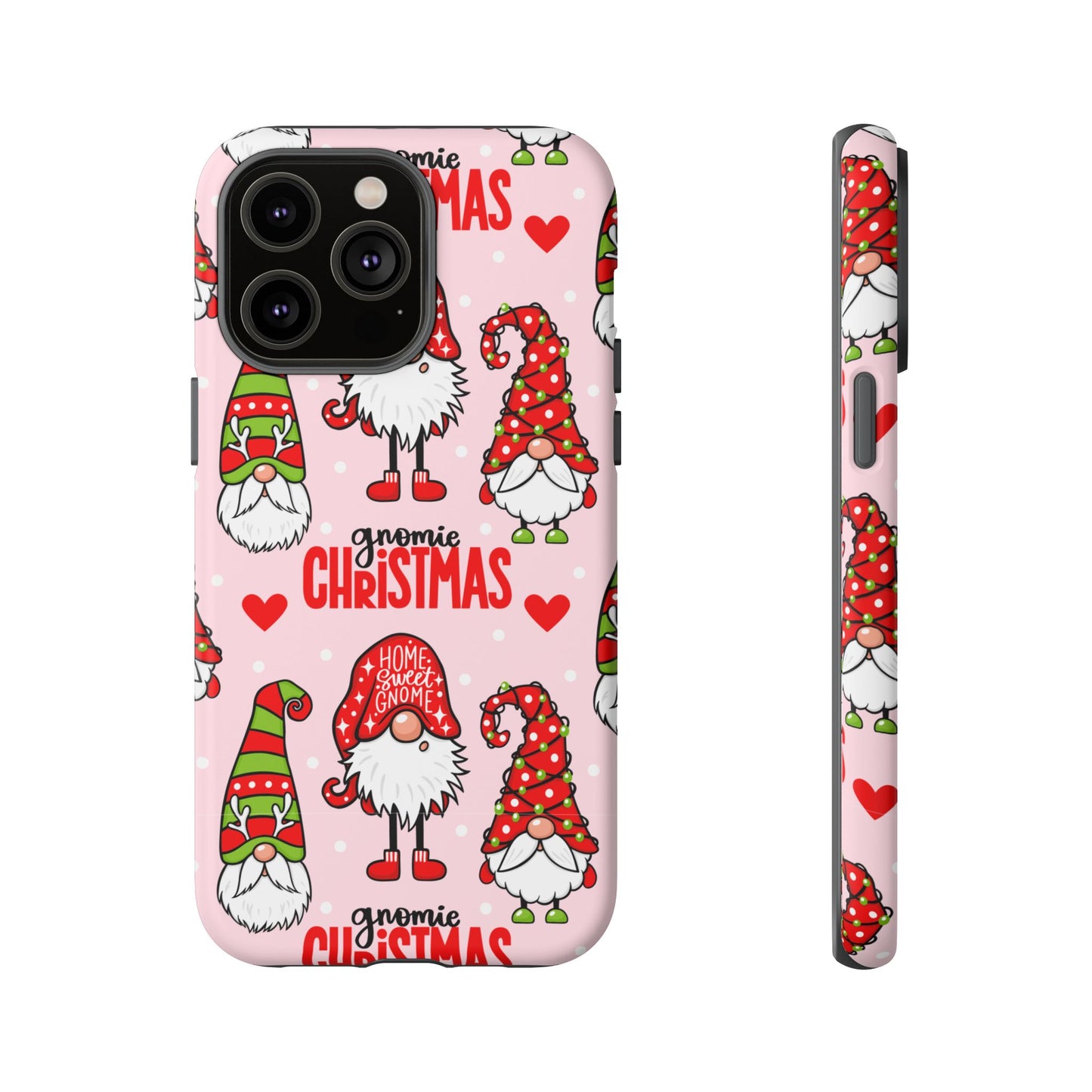 Christmas Gnomes Tough Phone Case – “Gnomie Christmas” Holiday Protection
