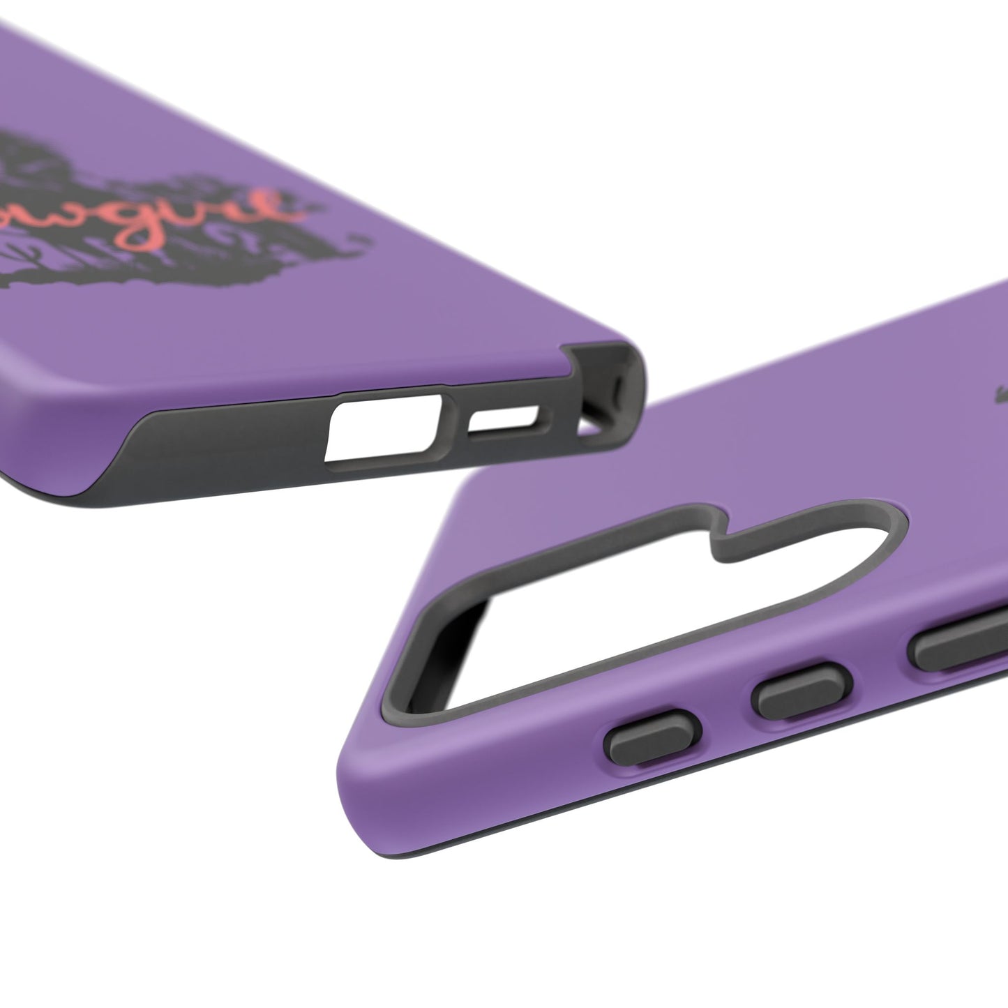 Cowgirl Phone Case — Purple Western Rider Protective Phone Cover