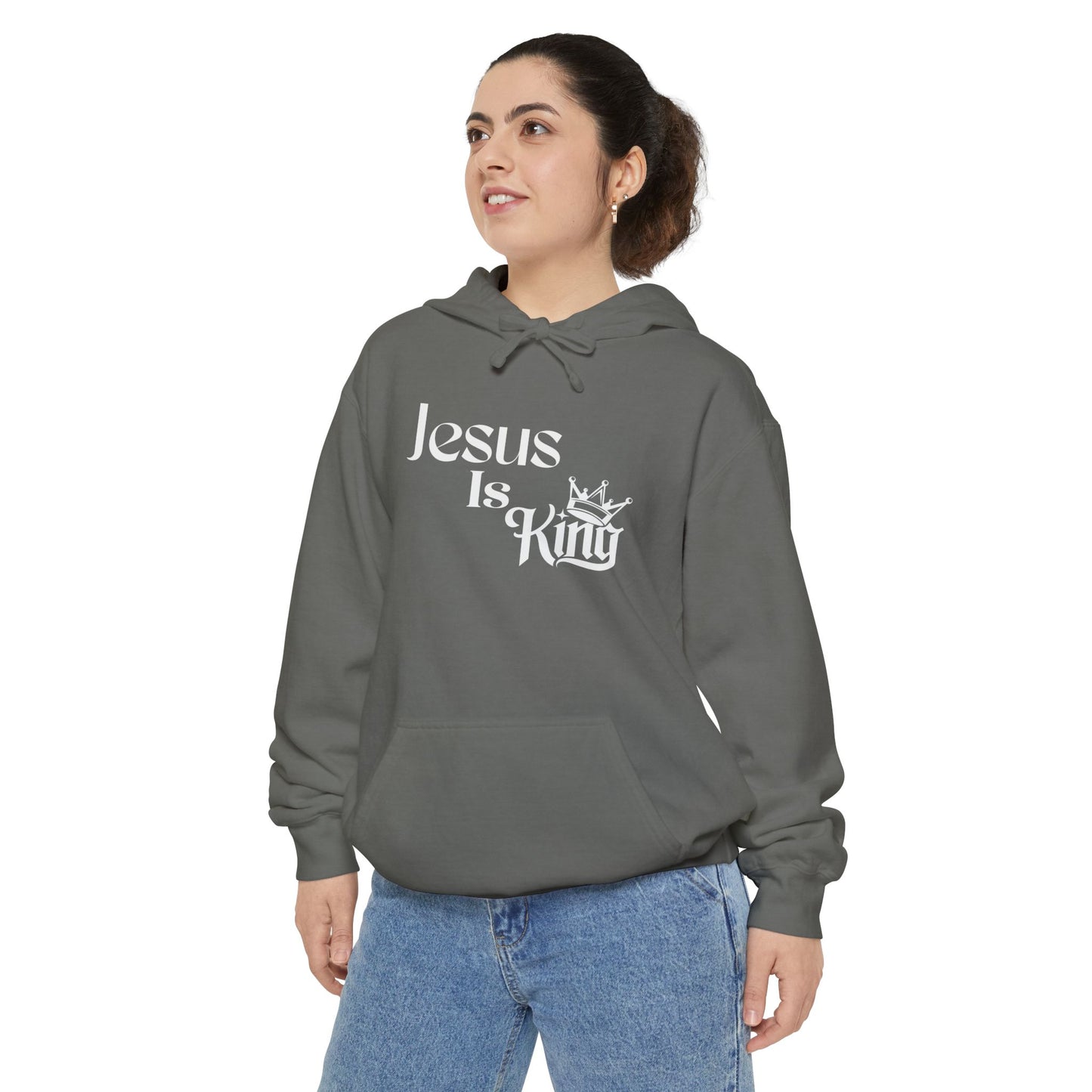 King of Kings Unisex Hoodie - Jesus is King Faith Based Design