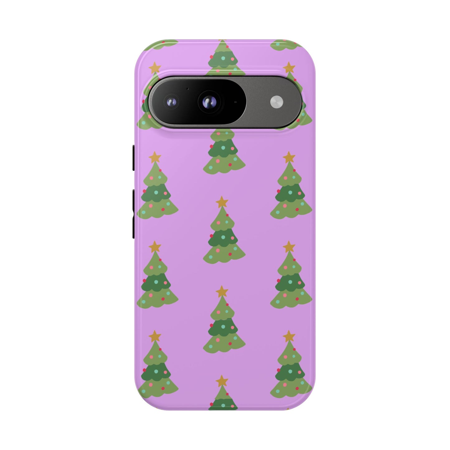 Christmas Tree Phone Case — Cute Purple Holiday iPhone Cover