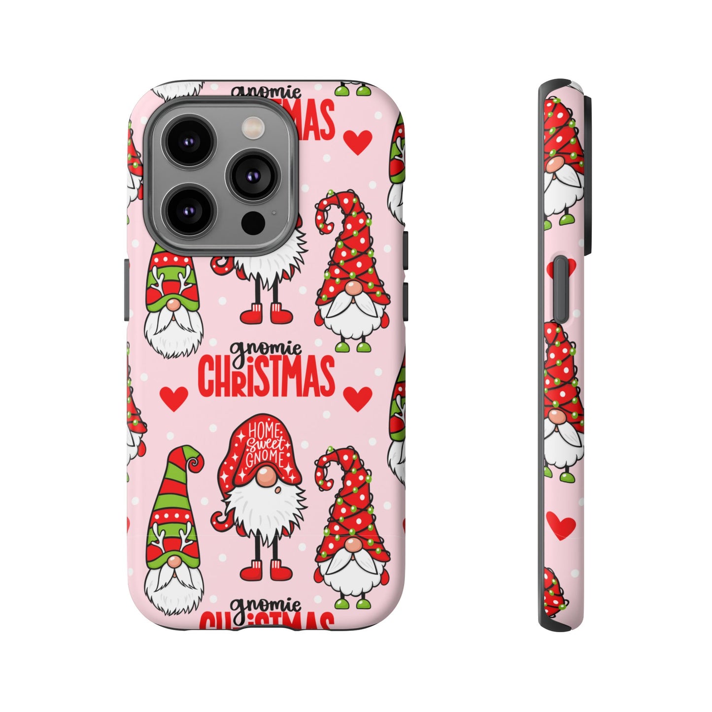 Christmas Gnomes Tough Phone Case – “Gnomie Christmas” Holiday Protection