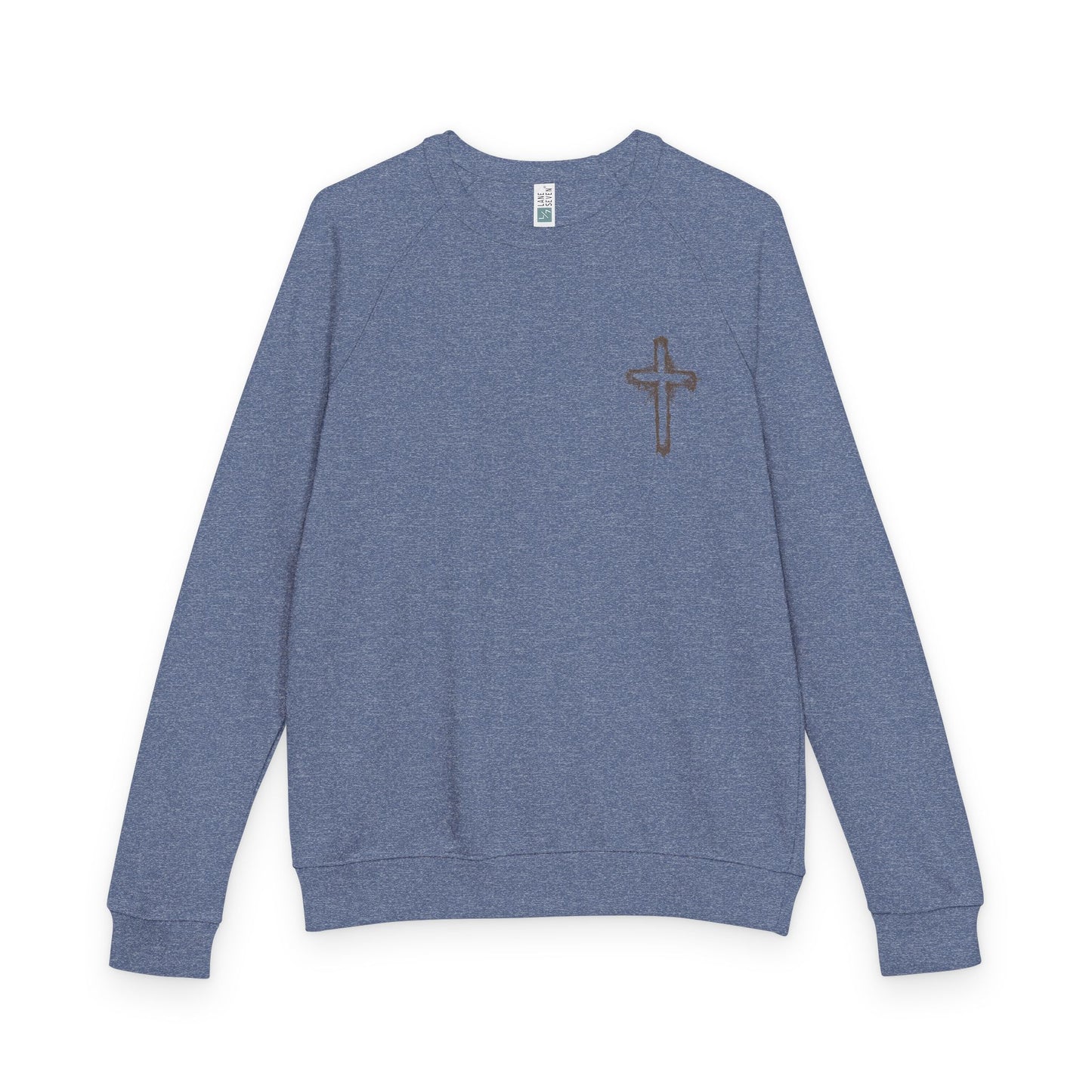 Unisex French Terry Crewneck Sweatshirt - Inspirational Decor, Casual Layering, Christian Gift, Cozy Comfort