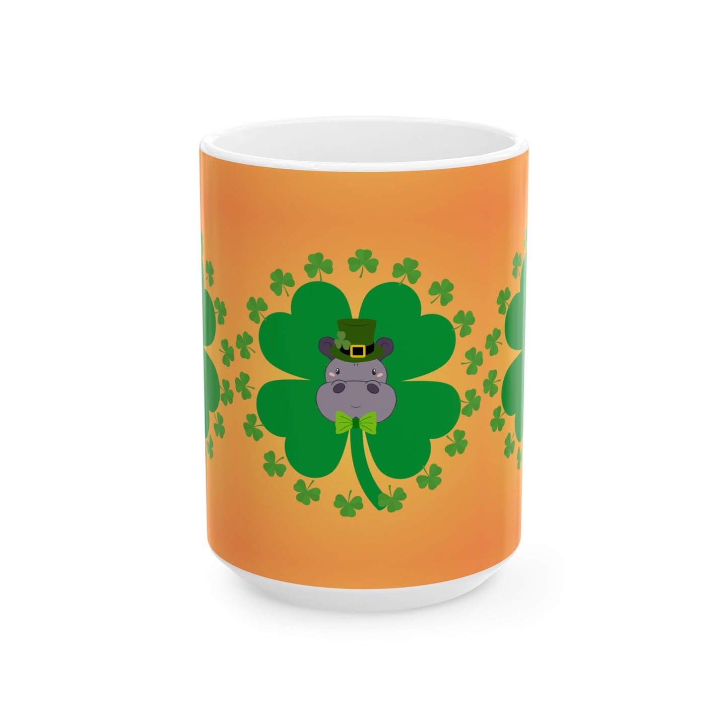 Mug Lucky Hippo St Patrick's Day