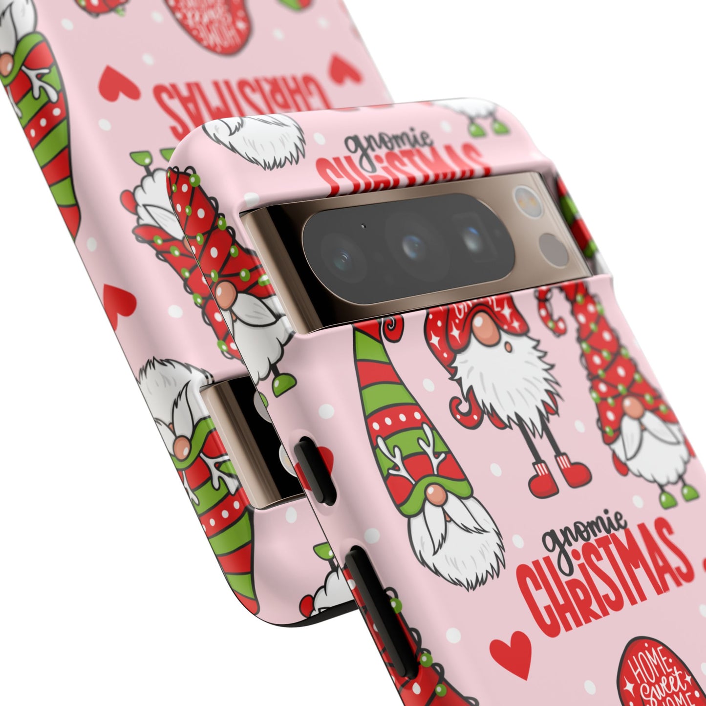 Christmas Gnomes Tough Phone Case – “Gnomie Christmas” Holiday Protection