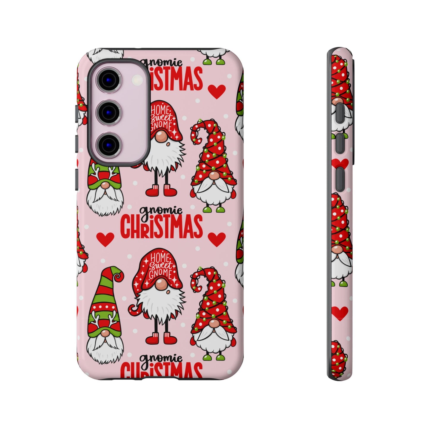 Christmas Gnomes Tough Phone Case – “Gnomie Christmas” Holiday Protection