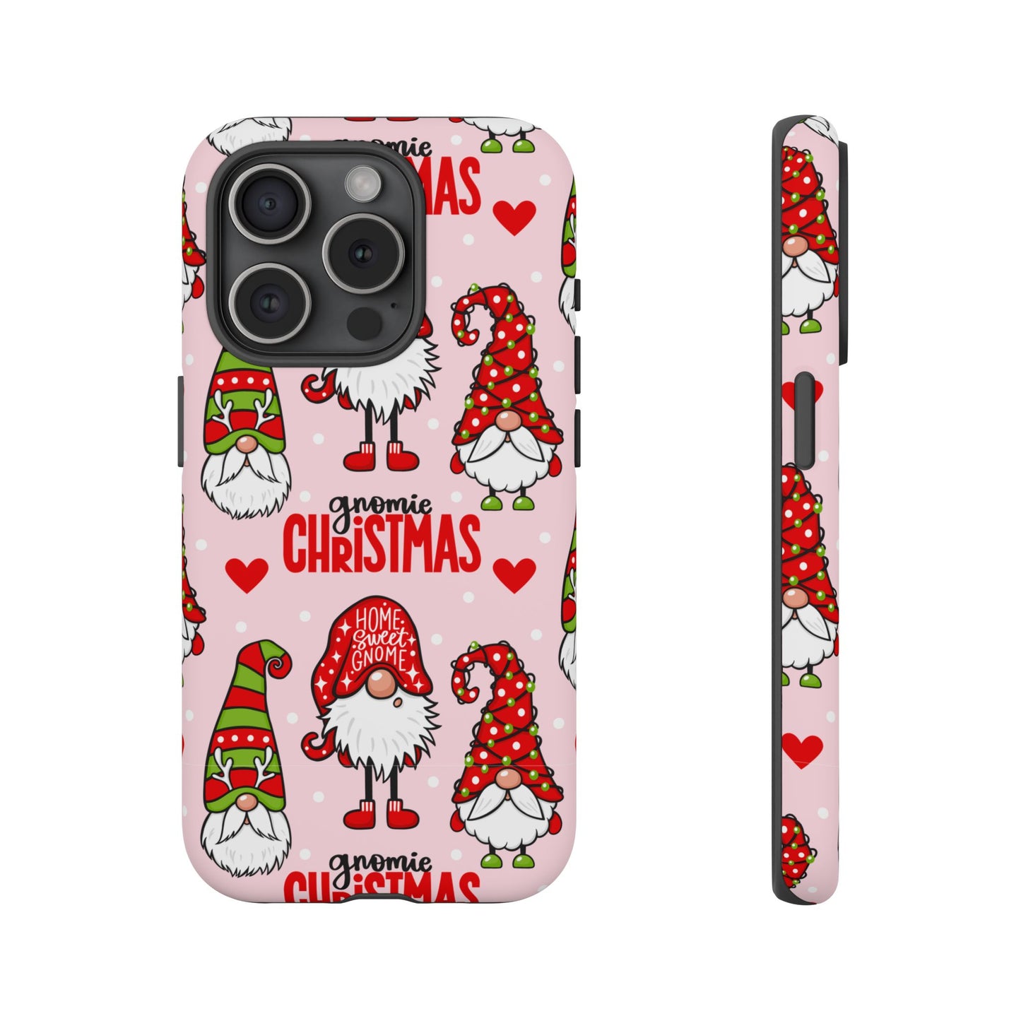 Christmas Gnomes Tough Phone Case – “Gnomie Christmas” Holiday Protection