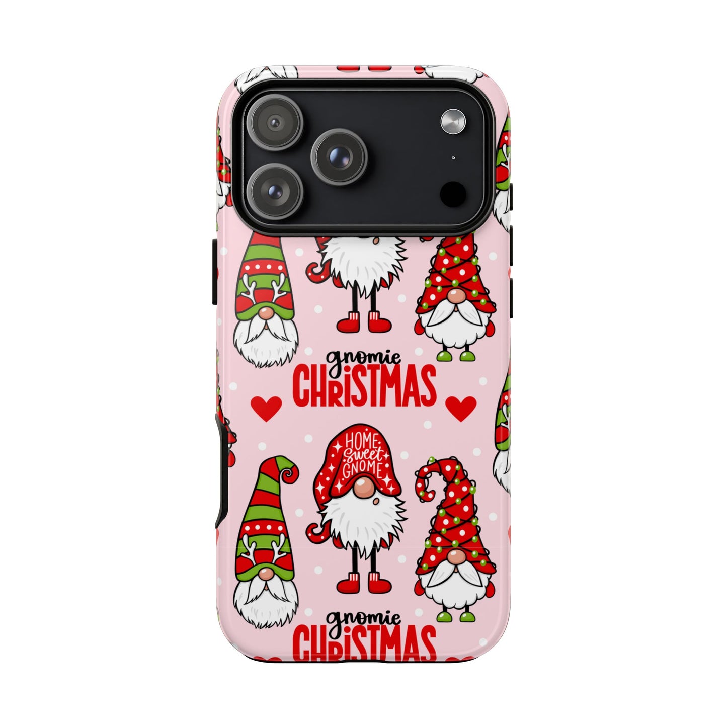 Christmas Gnomes Tough Phone Case – “Gnomie Christmas” Holiday Protection