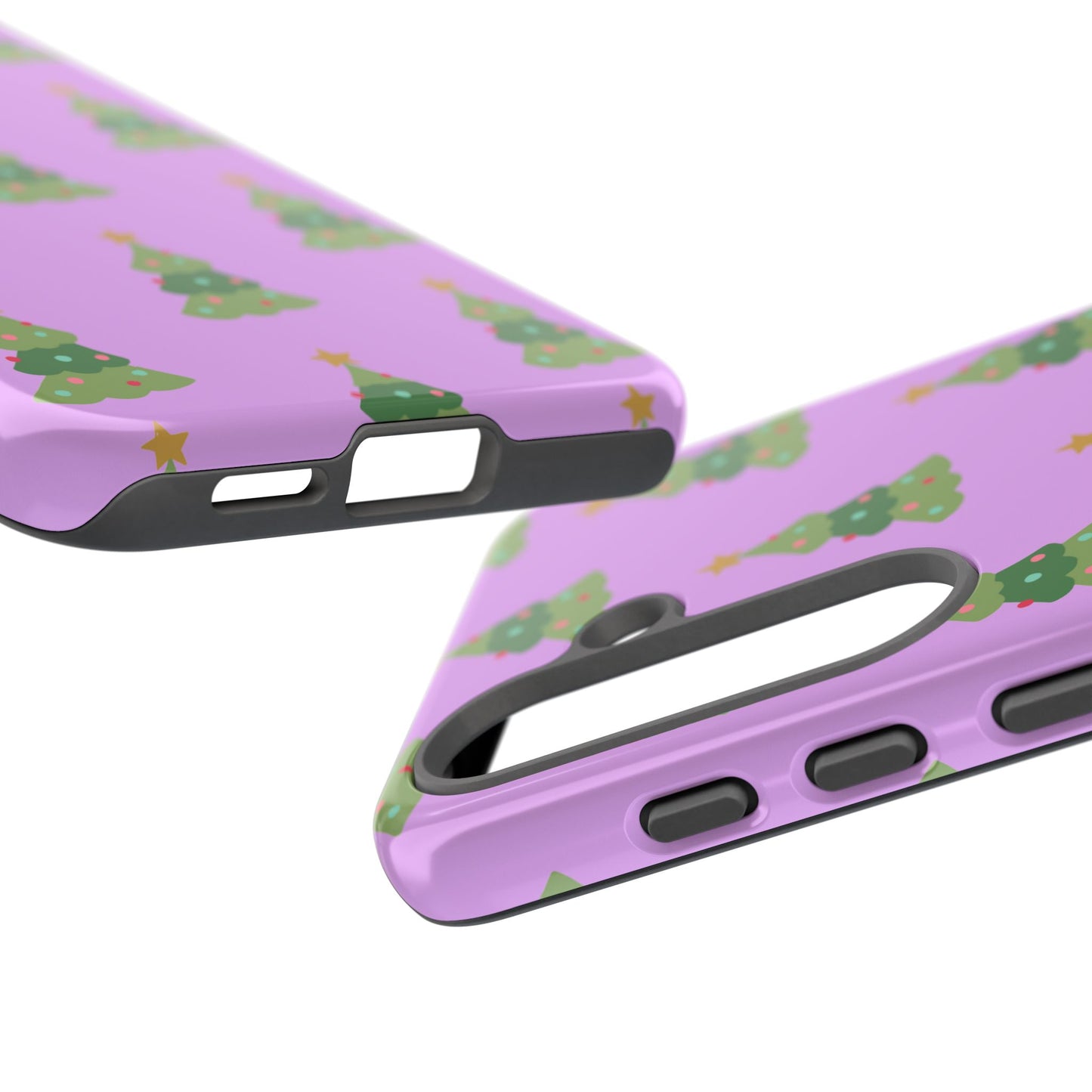 Christmas Tree Phone Case — Cute Purple Holiday iPhone Cover