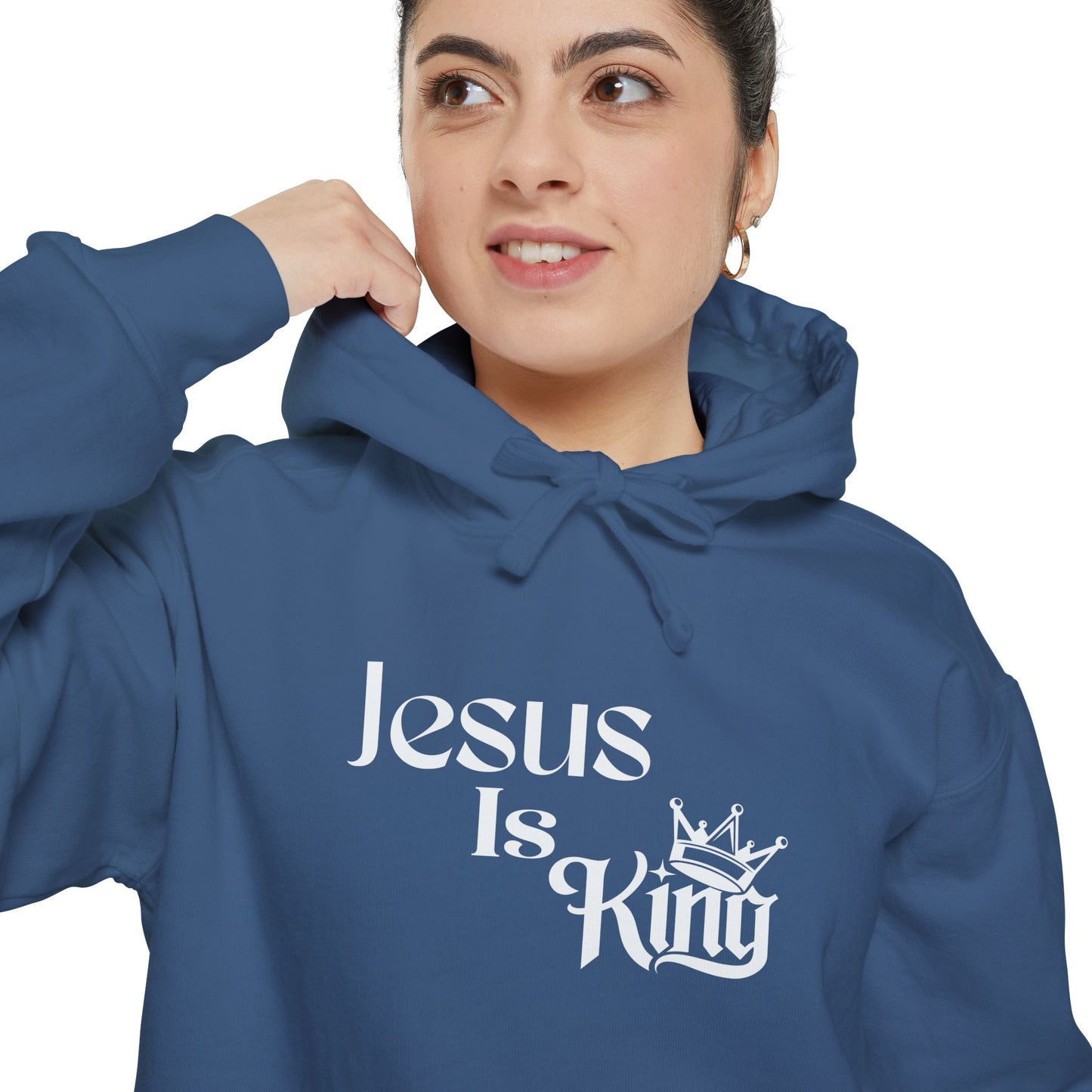 King of Kings Unisex Hoodie - Jesus is King Faith Based Design