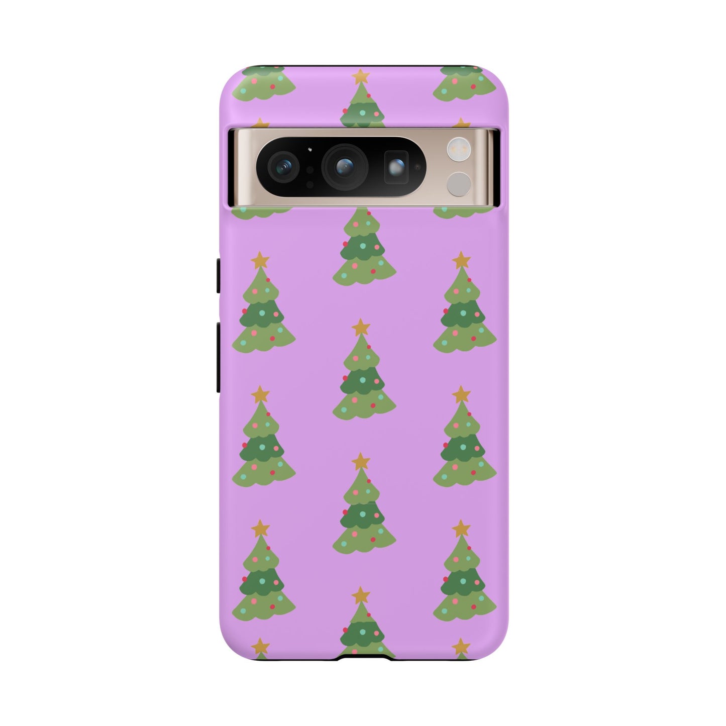 Christmas Tree Phone Case — Cute Purple Holiday iPhone Cover