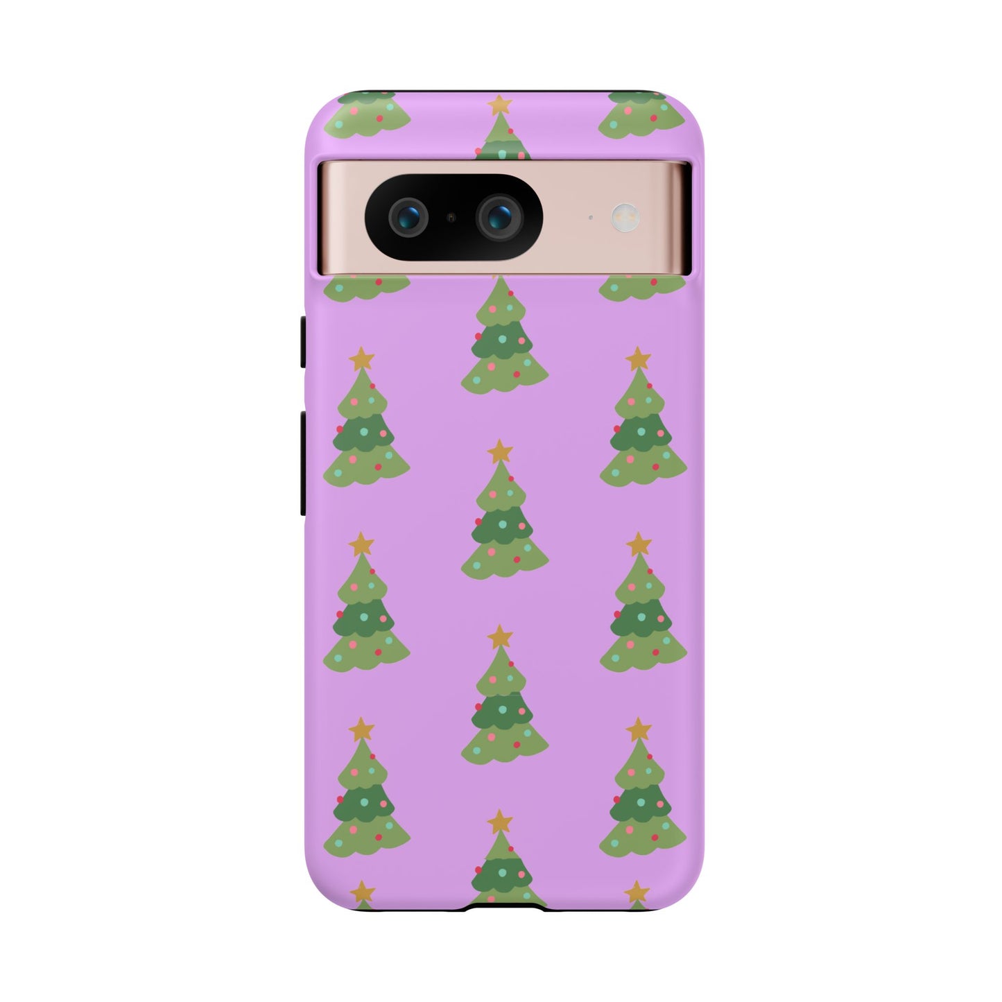 Christmas Tree Phone Case — Cute Purple Holiday iPhone Cover