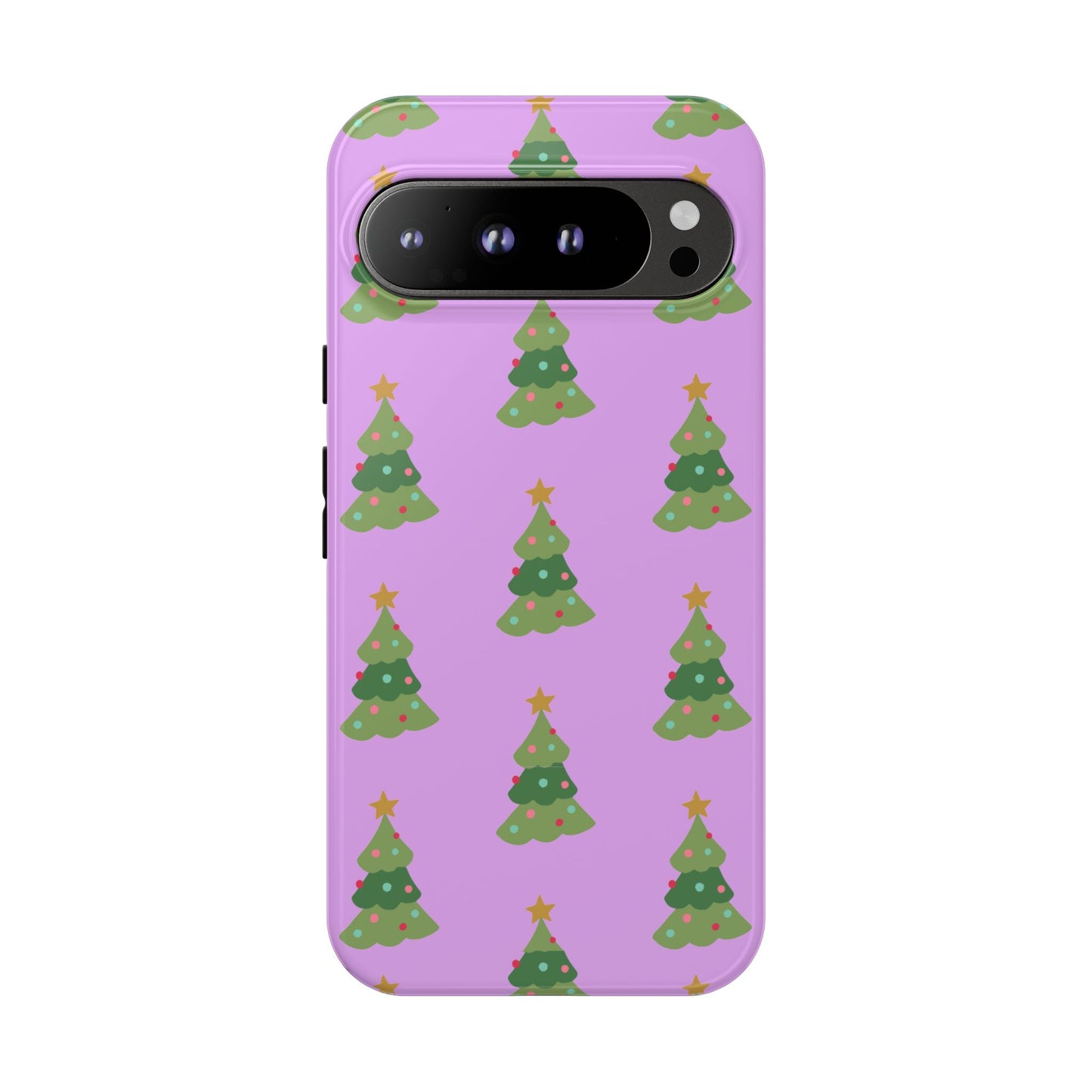 Christmas Tree Phone Case — Cute Purple Holiday iPhone Cover