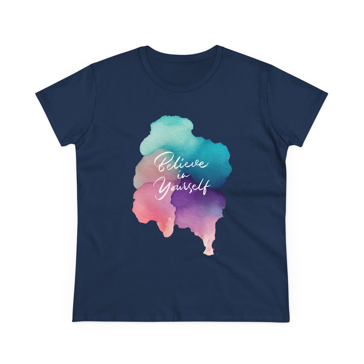 Motivational Women's Tee - 'Believe in Yourself' Casual Cotton Shirt, Gift for Her, Inspirational T-Shirt, Everyday Wear, [...]