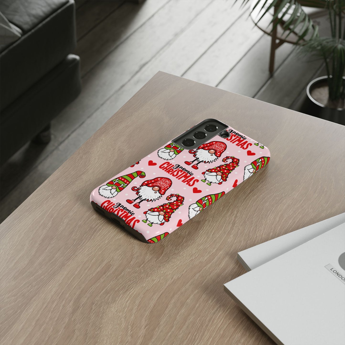 Christmas Gnomes Tough Phone Case – “Gnomie Christmas” Holiday Protection