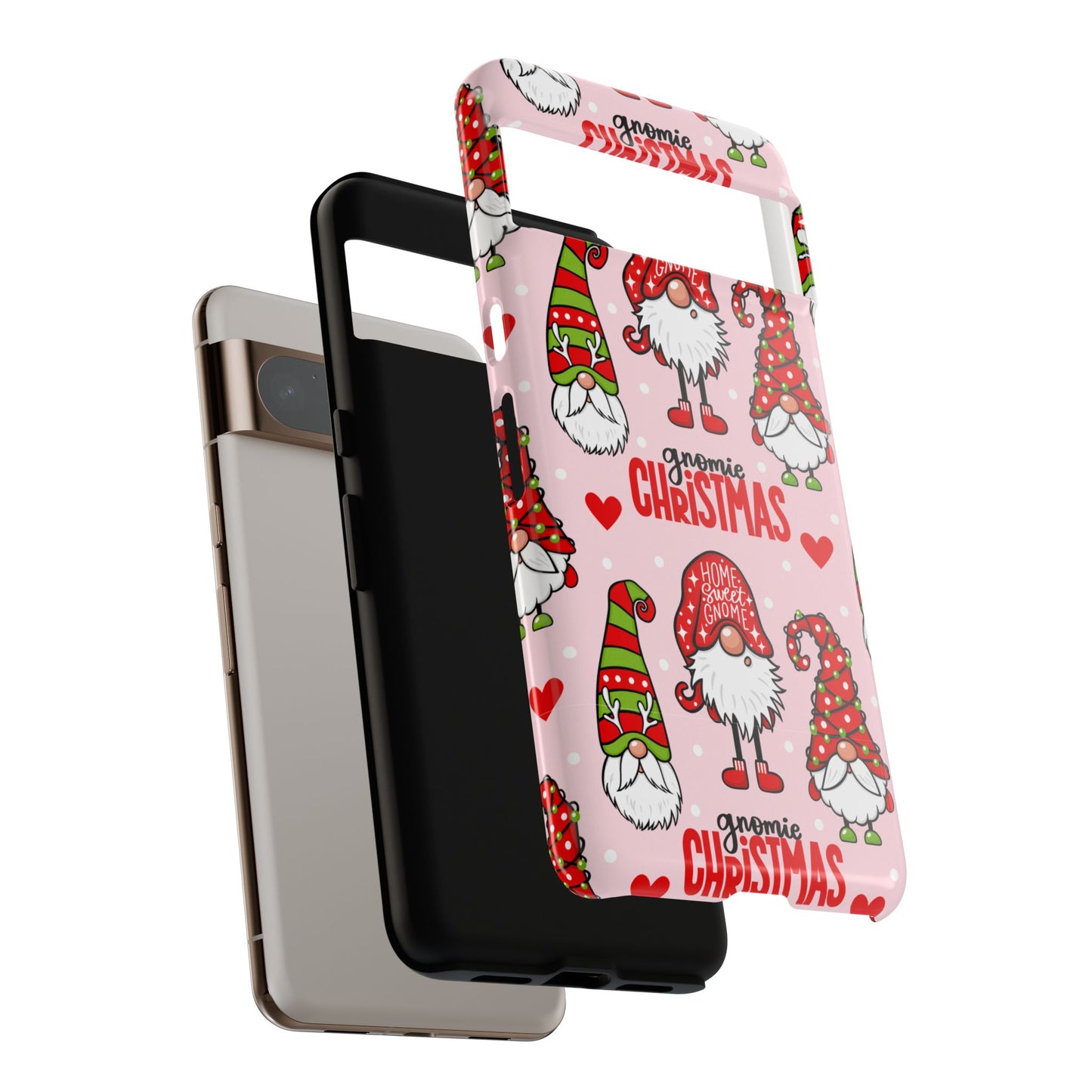 Christmas Gnomes Tough Phone Case – “Gnomie Christmas” Holiday Protection